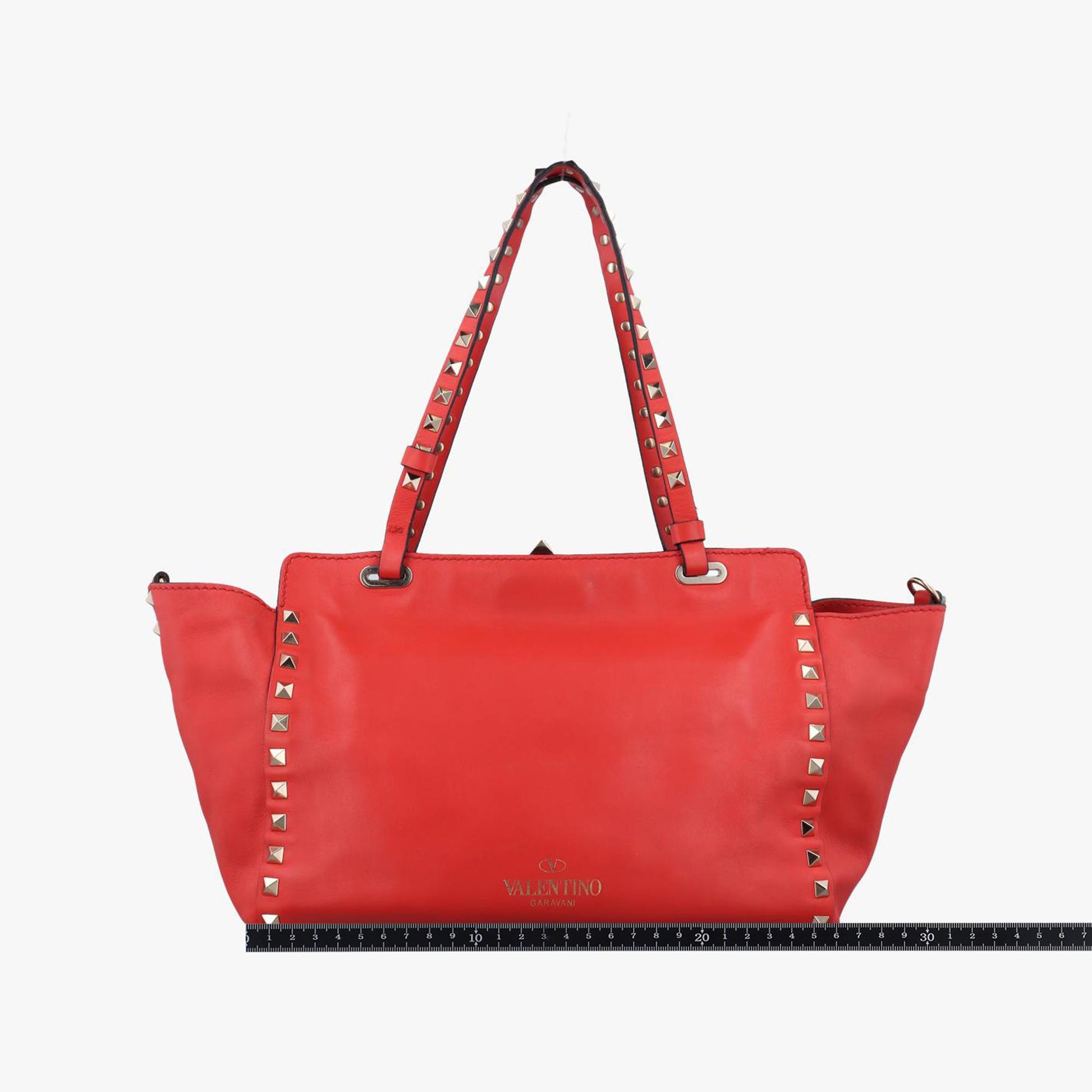 ヴァレンティノ Valentino ショルダーバッグ レディース ロックスタッズ レッド レザー BL-H037BOL3