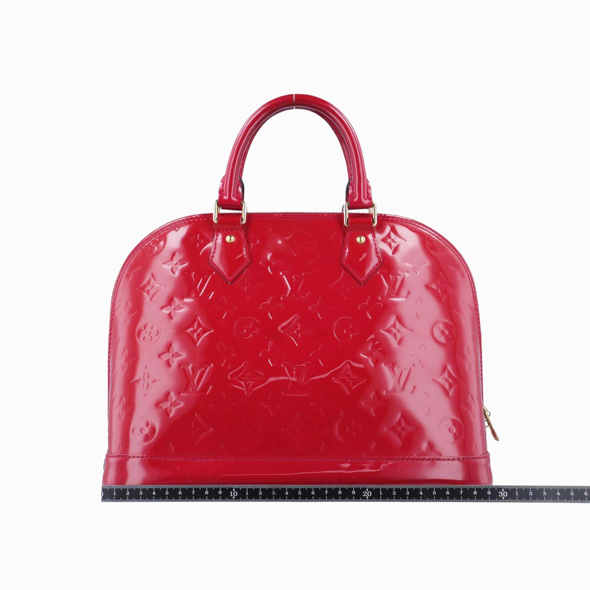 ルイヴィトン Louis Vuitton ハンドバッグ レディース アルマPM ポム ダムール ヴェルニ M90096 FL0143