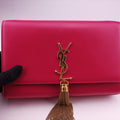 イヴサンローラン Yves saint Laurent ショルダーバッグ レディース ケイト ローズ レッド レザー CLD354119.0914