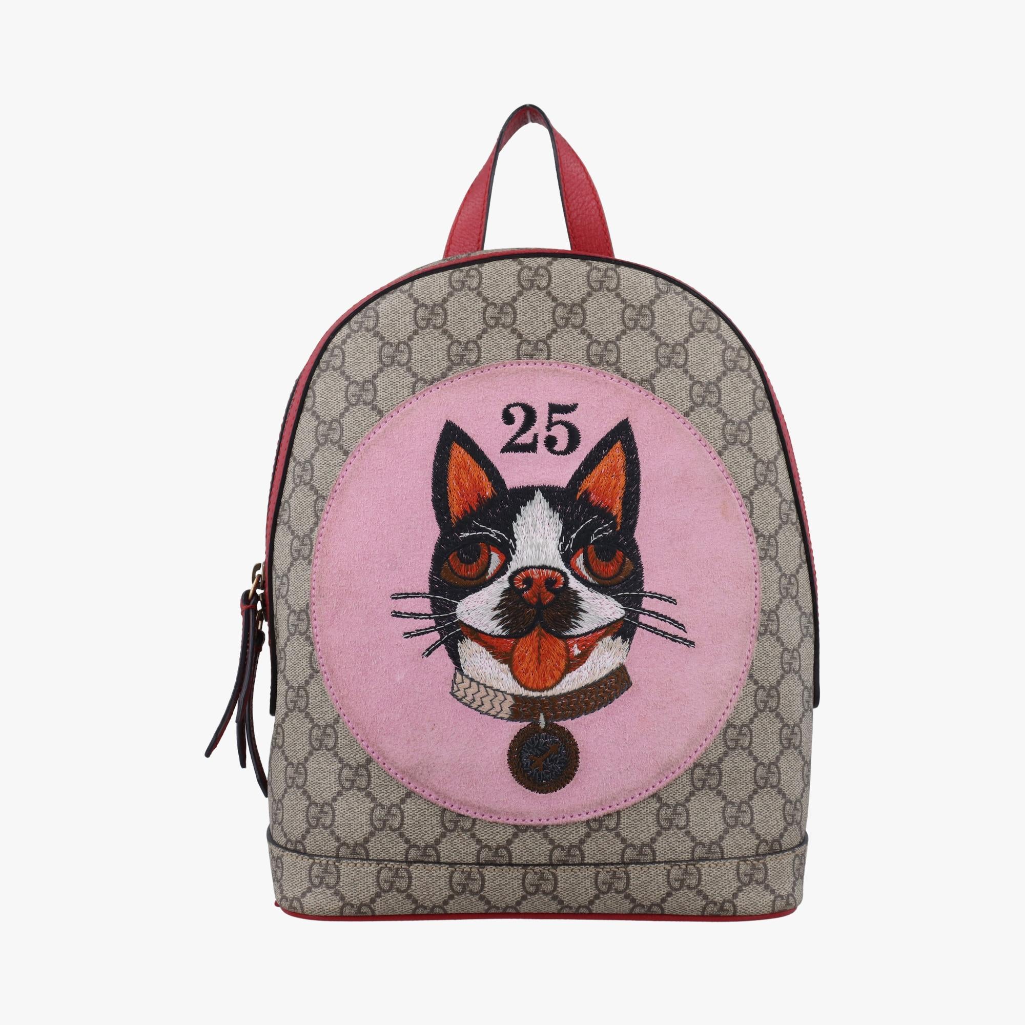 グッチ Gucci リュック/バックパック レディース GGスプリームボスコ　犬プリント マルチカラー PVCコーティングキャンバス 495621 E025829348