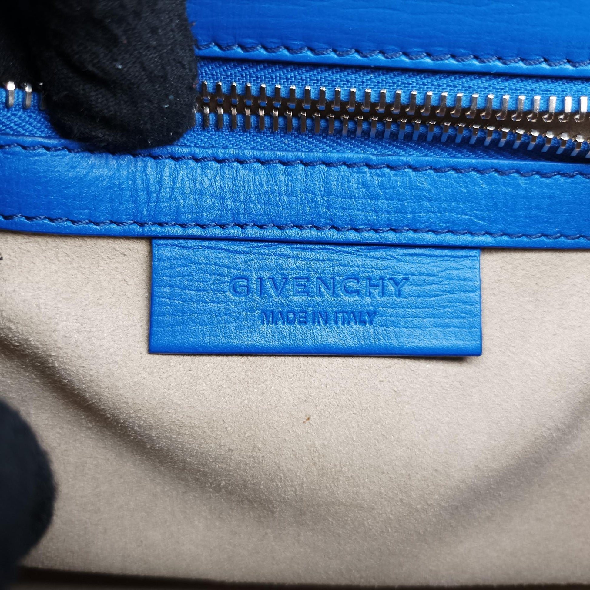 ジバンシー Givenchy ショルダーバッグ レディース パンドラ ブルー レザー ZE F 1116