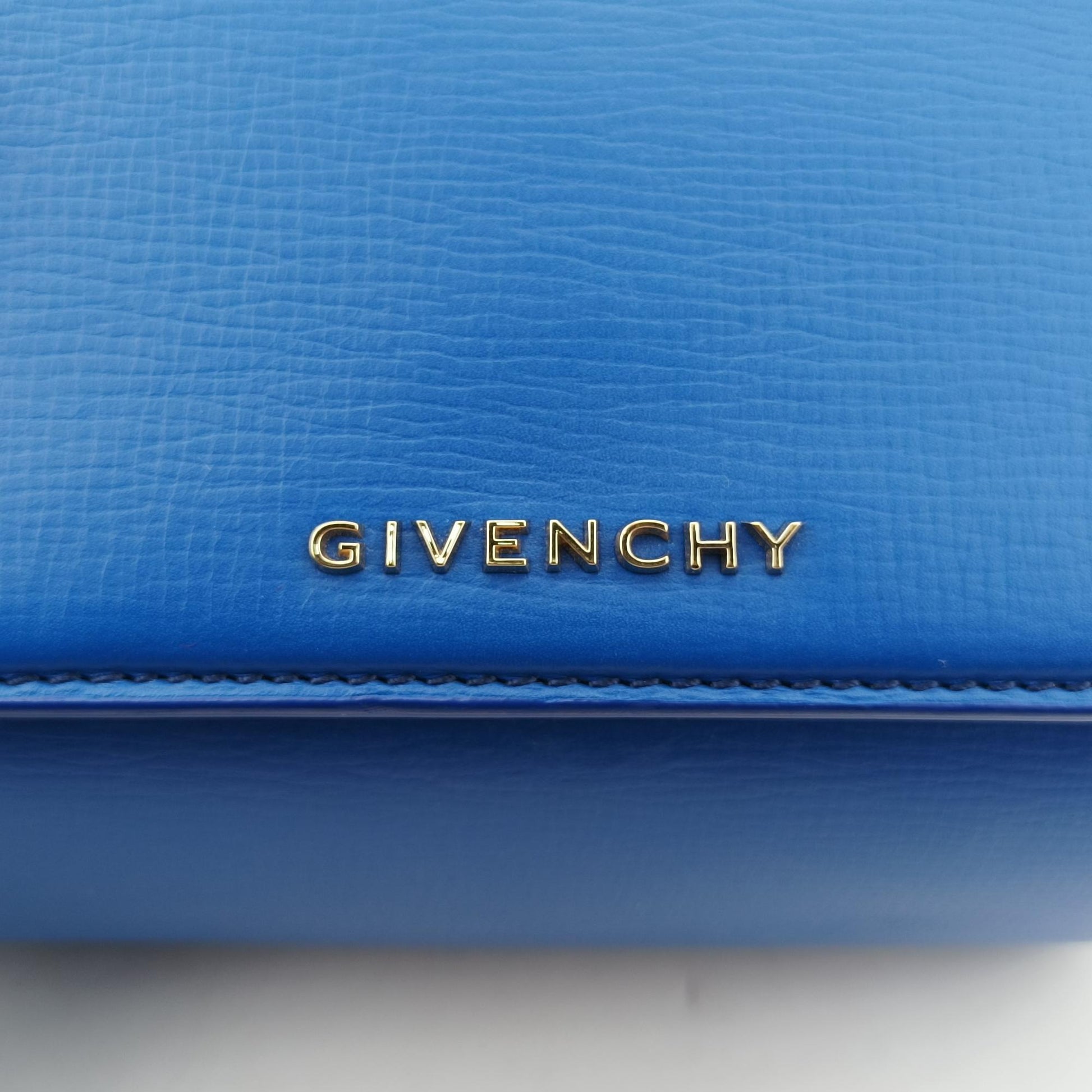 ジバンシー Givenchy ショルダーバッグ レディース パンドラ ブルー レザー ZE F 1116