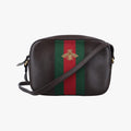 グッチ Gucci ショルダーバッグ レディース ビーウェブ ブラウン×レッド×グリーン レザー 412008 C019337681