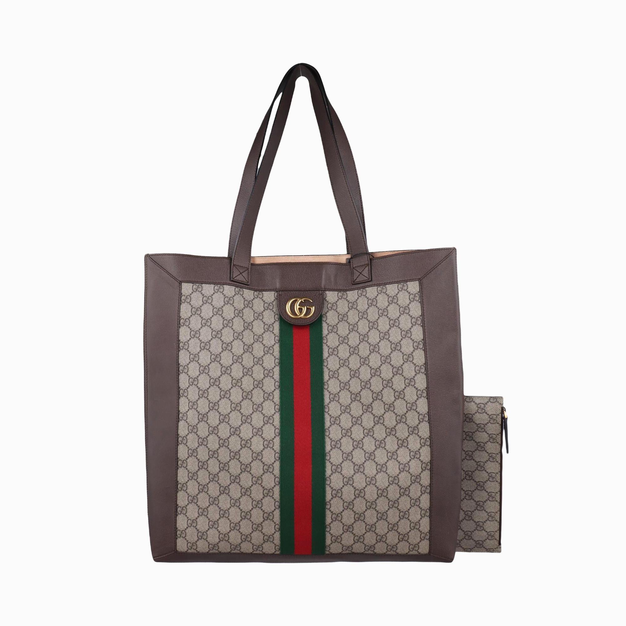 グッチ Gucci ショルダーバッグ レディース オフィディア ブラウン×レッド×グリーン PVCコーティングキャンバス×レザー 519335 D024917939