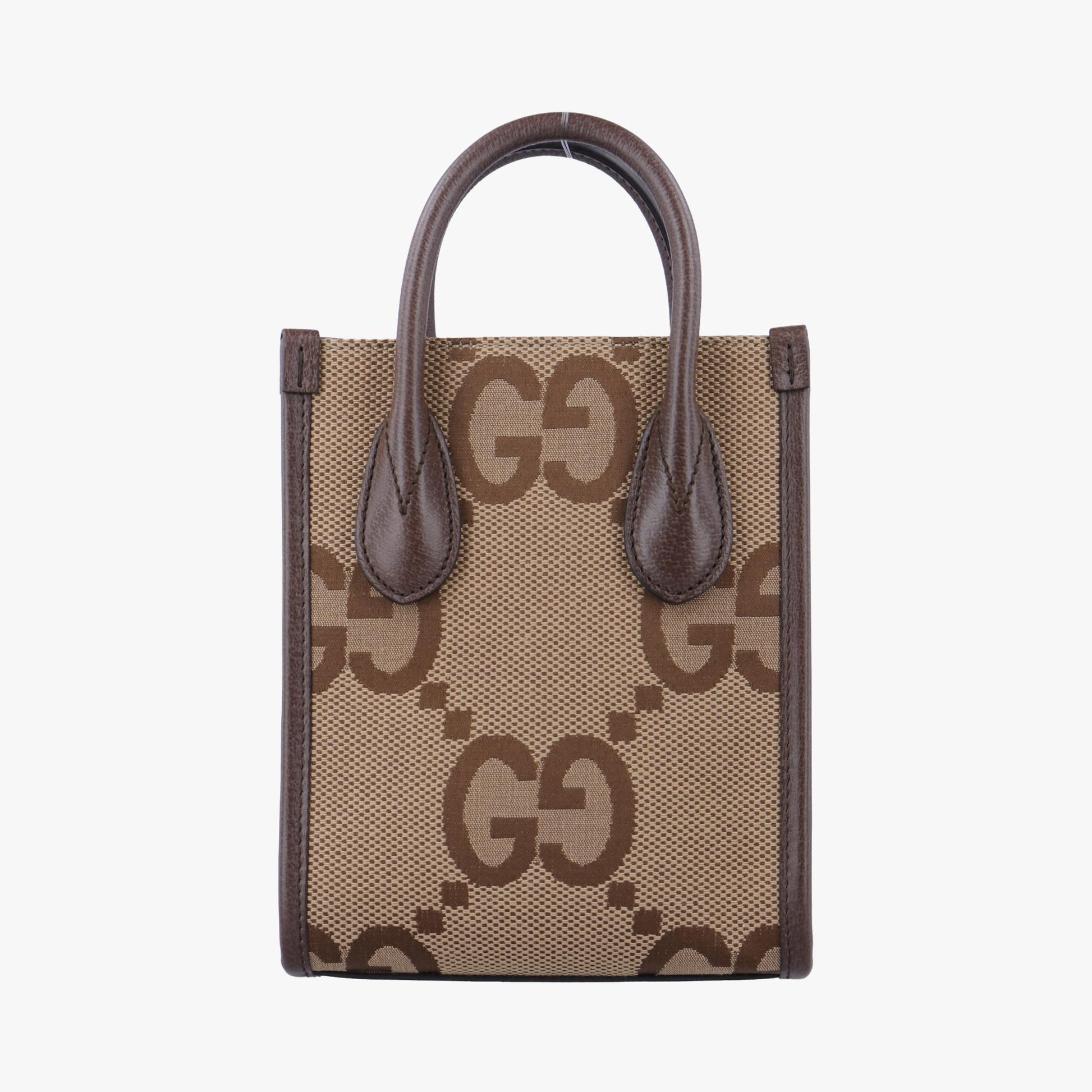 グッチ Gucci ショルダーバッグ レディース ジャンボGG ベージュ×ブラウン キャンバス x レザー 699406 G038535937