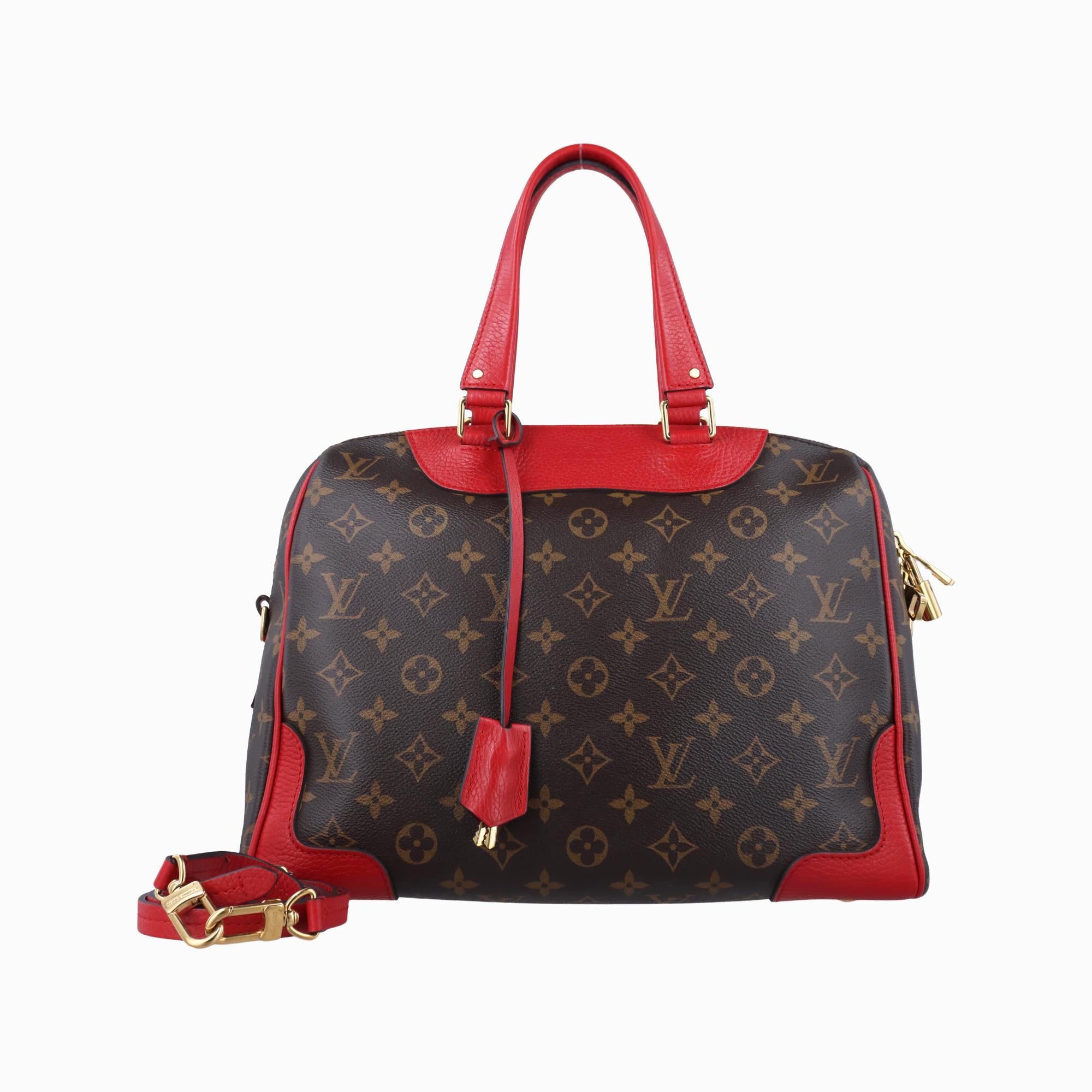 ルイヴィトン Louis Vuitton ショルダーバッグ レディース レティーロPM モノグラム/ブラウン系×コクリコ モノグラムキャンバス M50057 AH0156