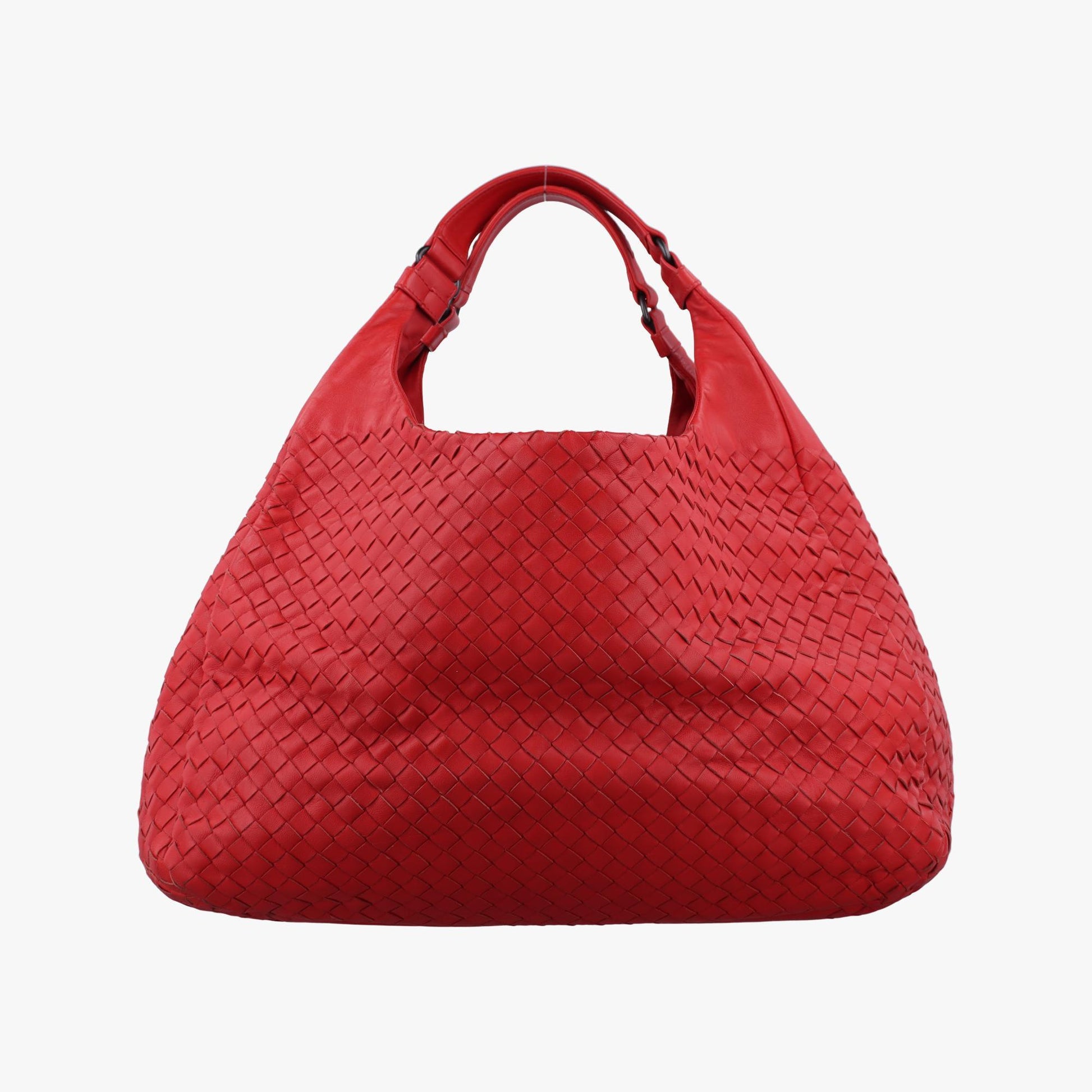 ボッテガヴェネタ Bottega Veneta ハンドバッグ レディース イントレチャート レッド ラムスキン B02874036B