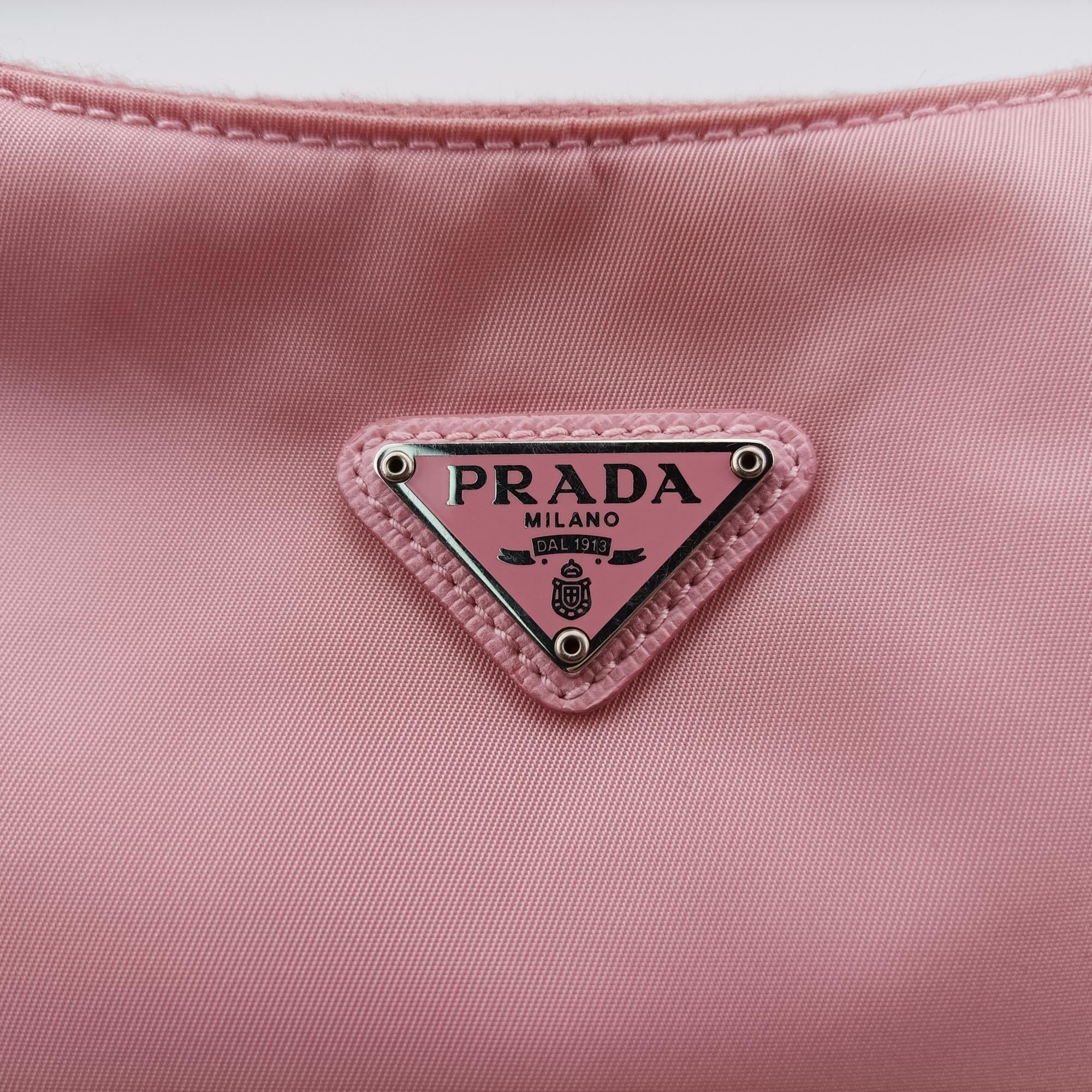 プラダ Prada ハンドバッグ レディース Re Edition 2000 ミニ ピンク ナイロン 1NE515 103