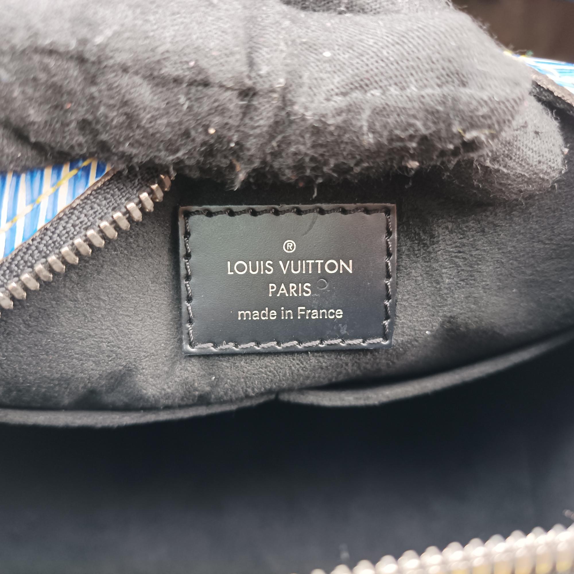 ルイヴィトン Louis Vuitton ボストンバッグ レディース スピーディ バンドリエール25 デニムブルー エピ M51280 SN0138