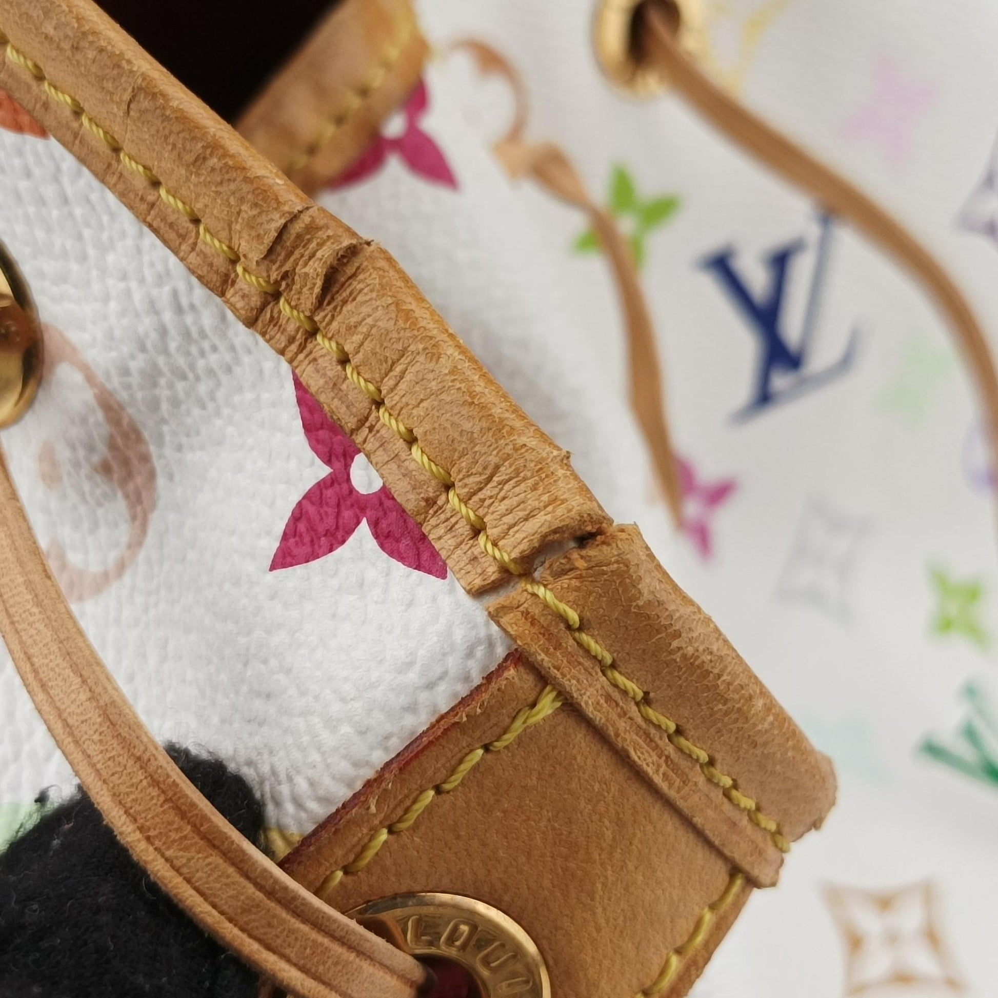 ルイヴィトン Louis Vuitton ショルダーバッグ レディース プチ ノエ ブロン モノグラム マルチカラー M42229 CA2077