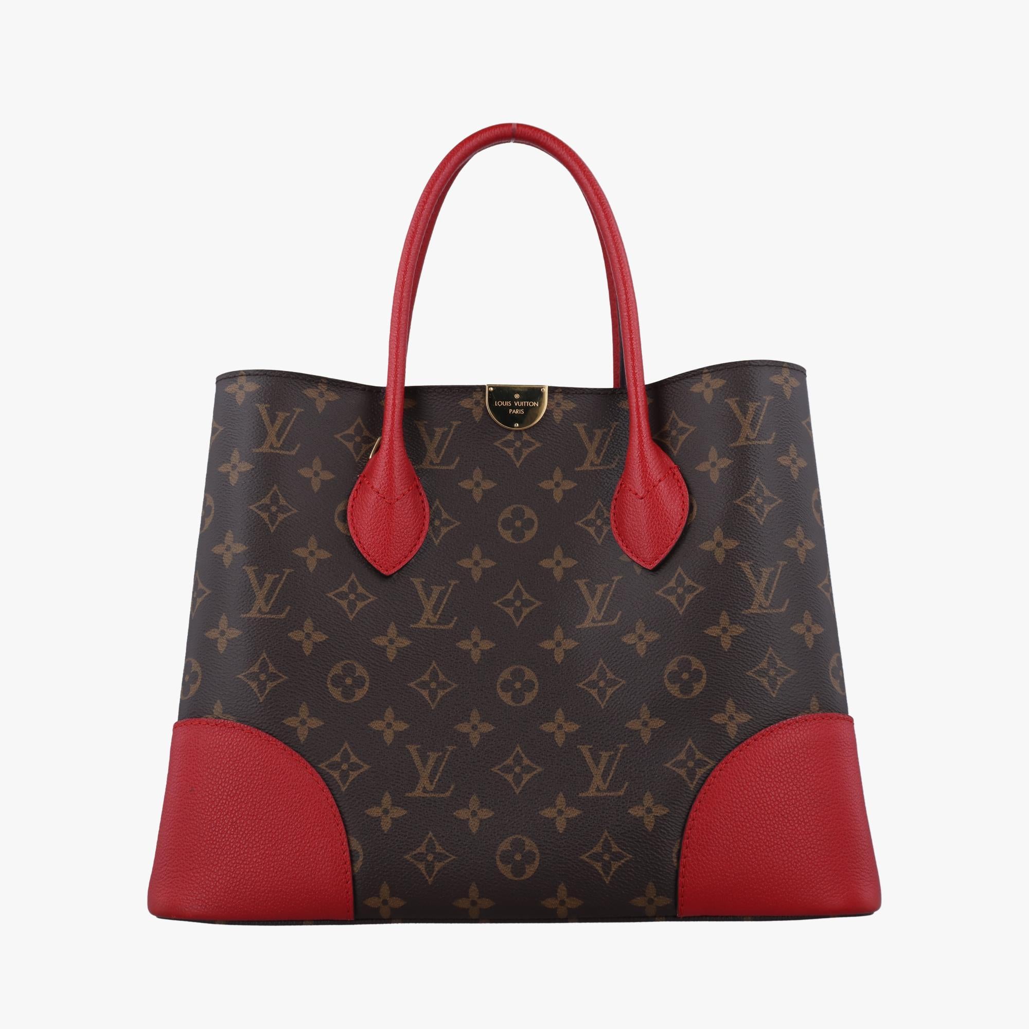 ルイヴィトン Louis Vuitton ショルダーバッグ レディース フランドリン モノグラム/ブラウン系×スリーズ モノグラムキャンバス×カーフレザー M41596 AR2106