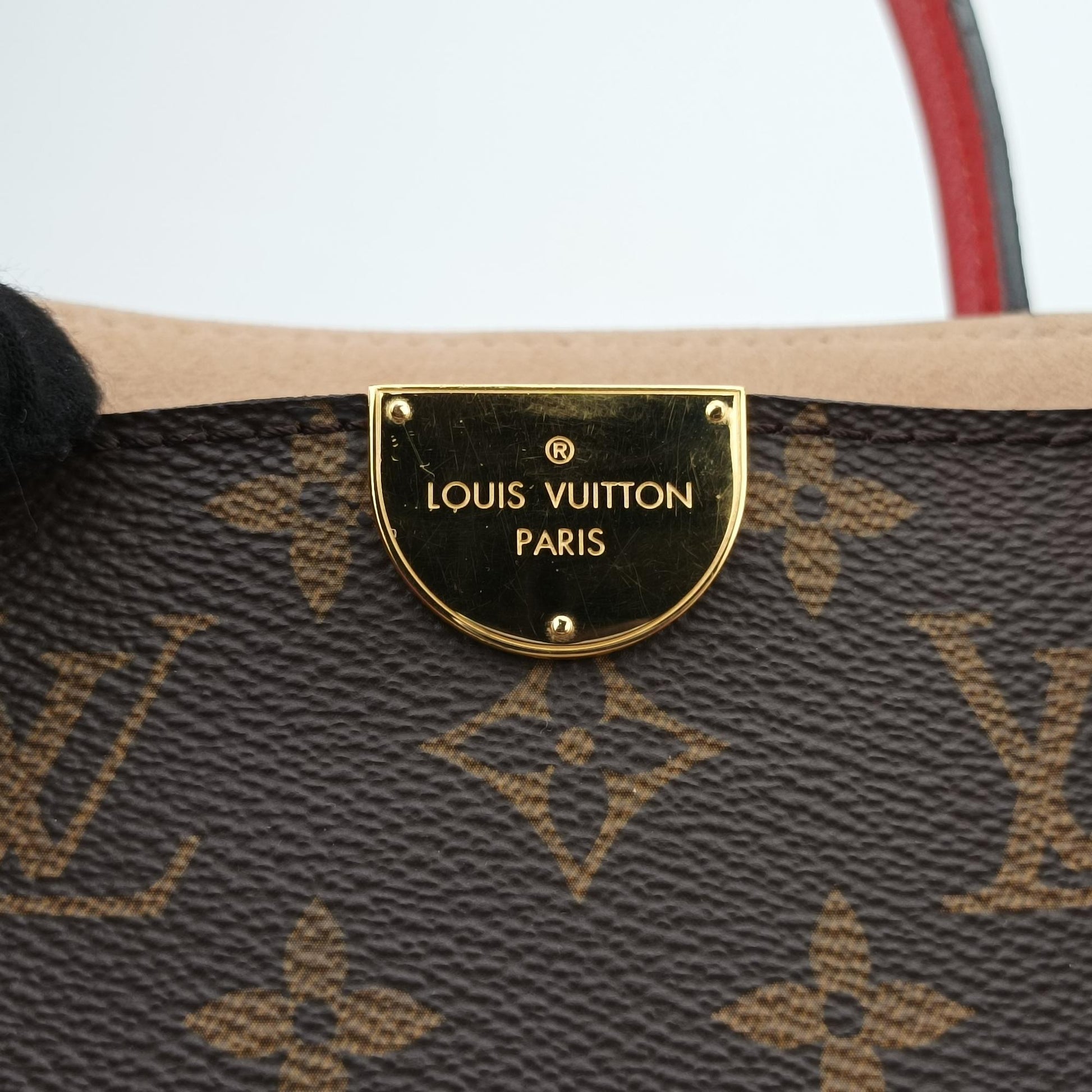 ルイヴィトン Louis Vuitton ショルダーバッグ レディース フランドリン モノグラム/ブラウン系×スリーズ モノグラムキャンバス×カーフレザー M41596 AR2106