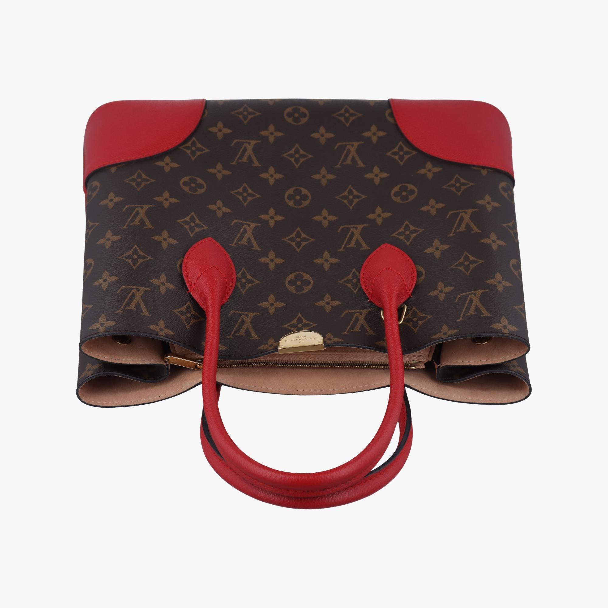 ルイヴィトン Louis Vuitton ショルダーバッグ レディース フランドリン モノグラム/ブラウン系×スリーズ モノグラムキャンバス×カーフレザー M41596 AR2106