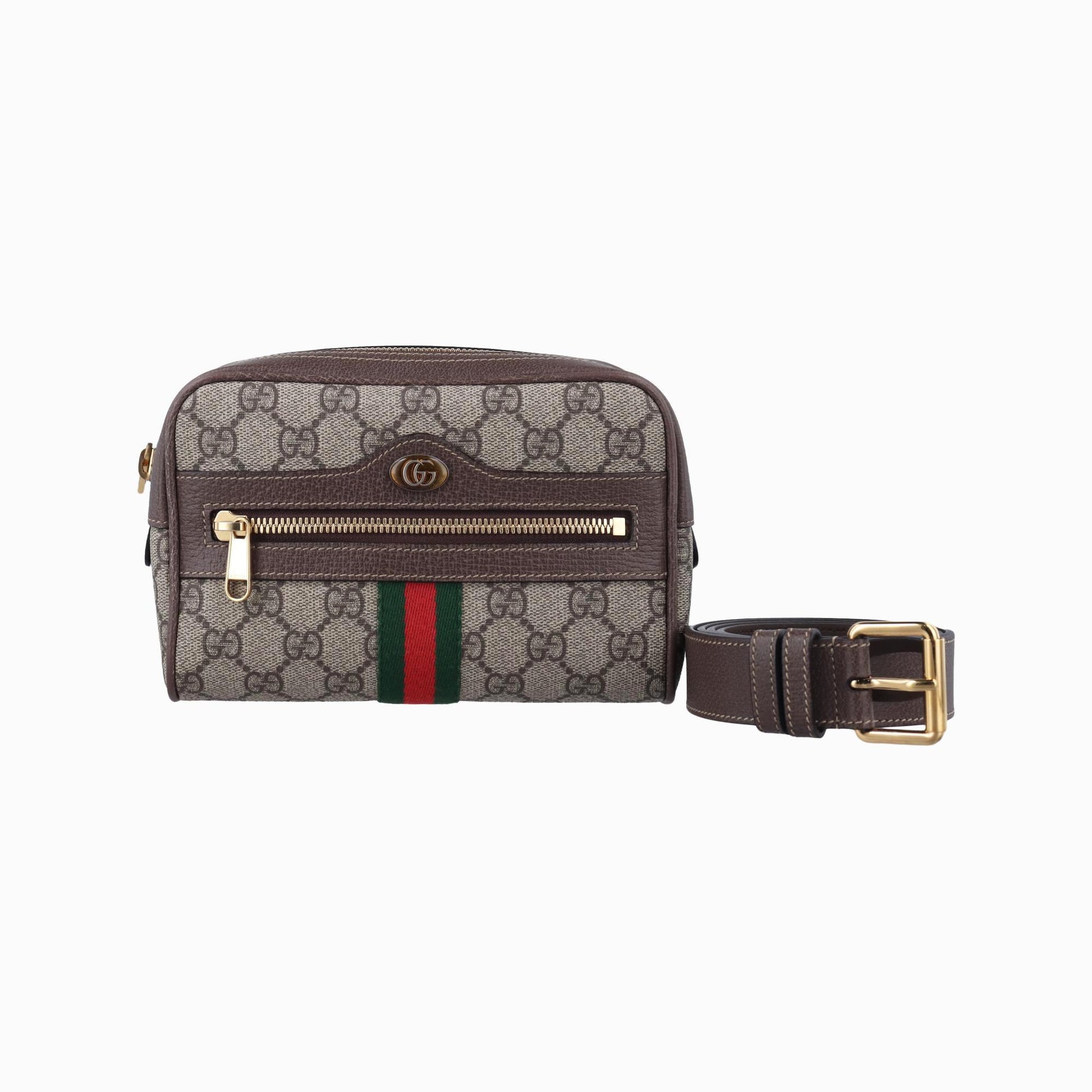 グッチ Gucci ボディバッグ/ウェストバッグ レディース オフィディア ブラウン PVCコーティングキャンバス×レザー 517076 H024790655