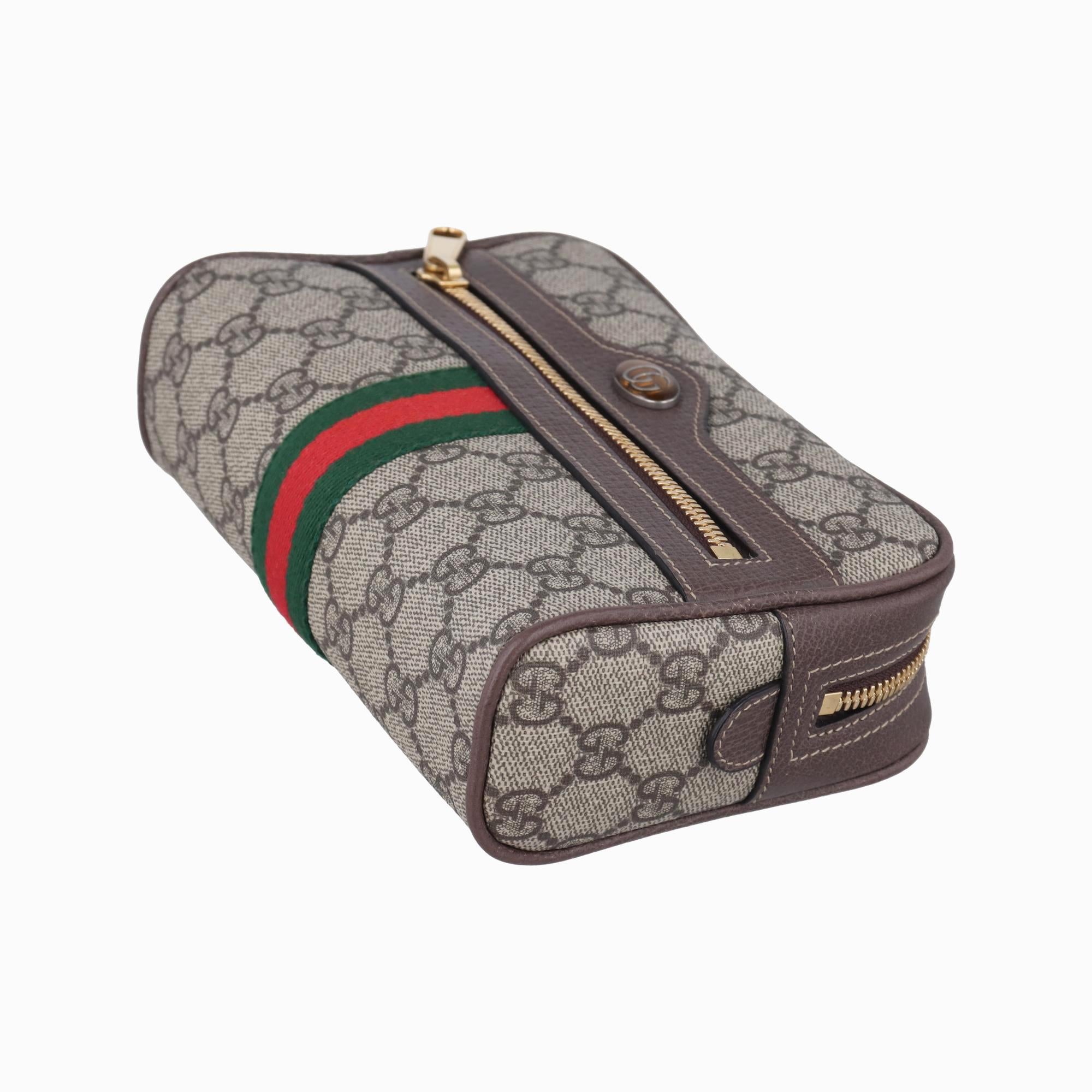 グッチ Gucci ボディバッグ/ウェストバッグ レディース オフィディア ブラウン PVCコーティングキャンバス×レザー 517076 H024790655