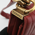 シャネル Chanel ショルダーバッグ レディース ボーイシャネル レッド ラムスキン A66713 15332867