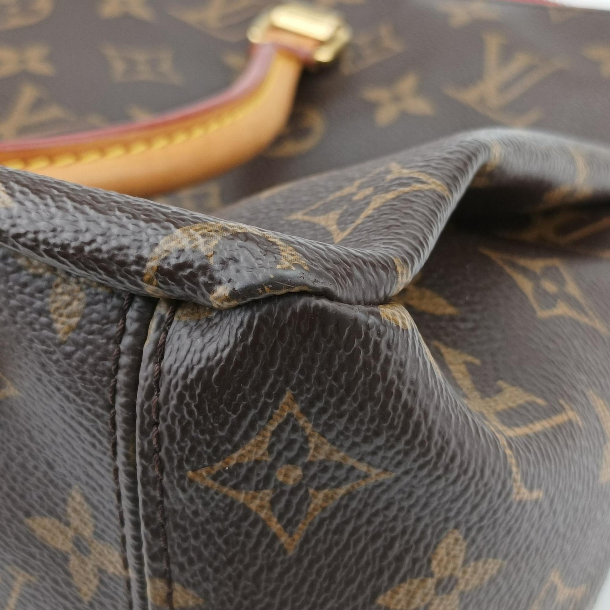 ルイヴィトン Louis Vuitton ショルダーバッグ レディース パラス モノグラム/ブラウン系×スリーズ モノグラムキャンバス×カーフレザー M41175 CA2174