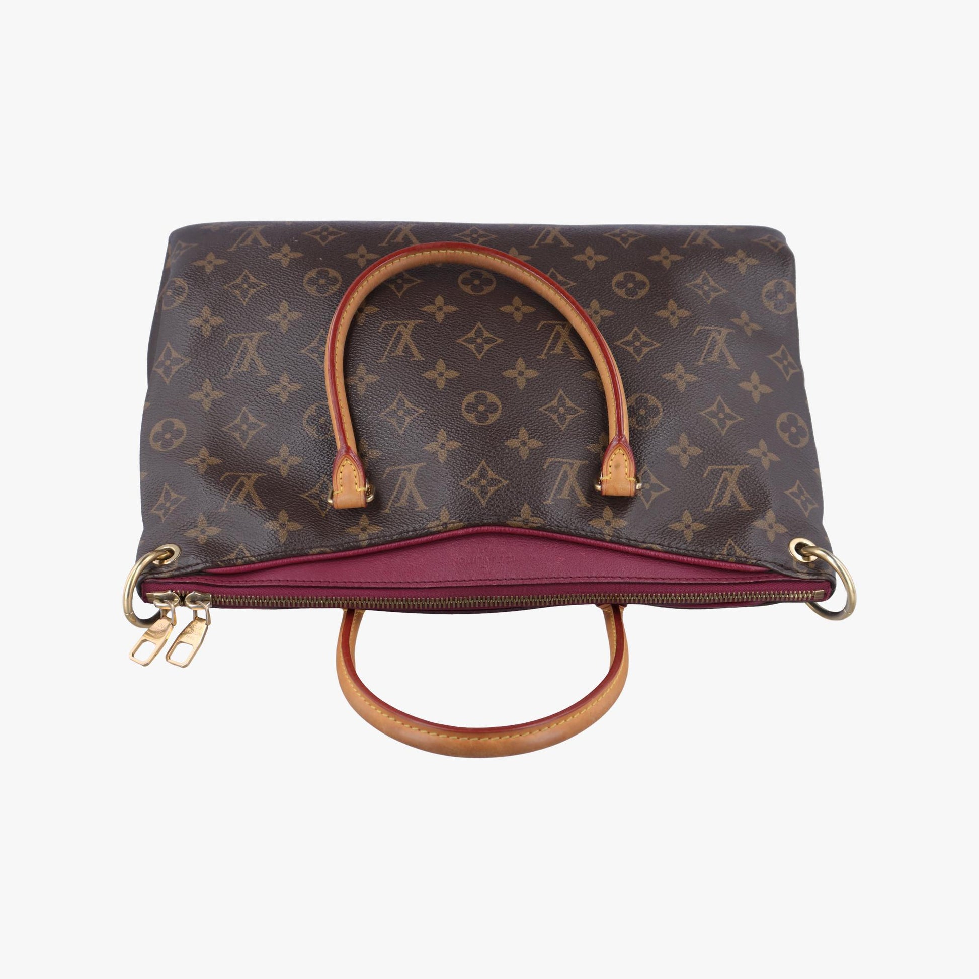 ルイヴィトン Louis Vuitton ショルダーバッグ レディース パラス モノグラム/ブラウン系×オロール モノグラムキャンバス×カーフレザー M40906 CA4183