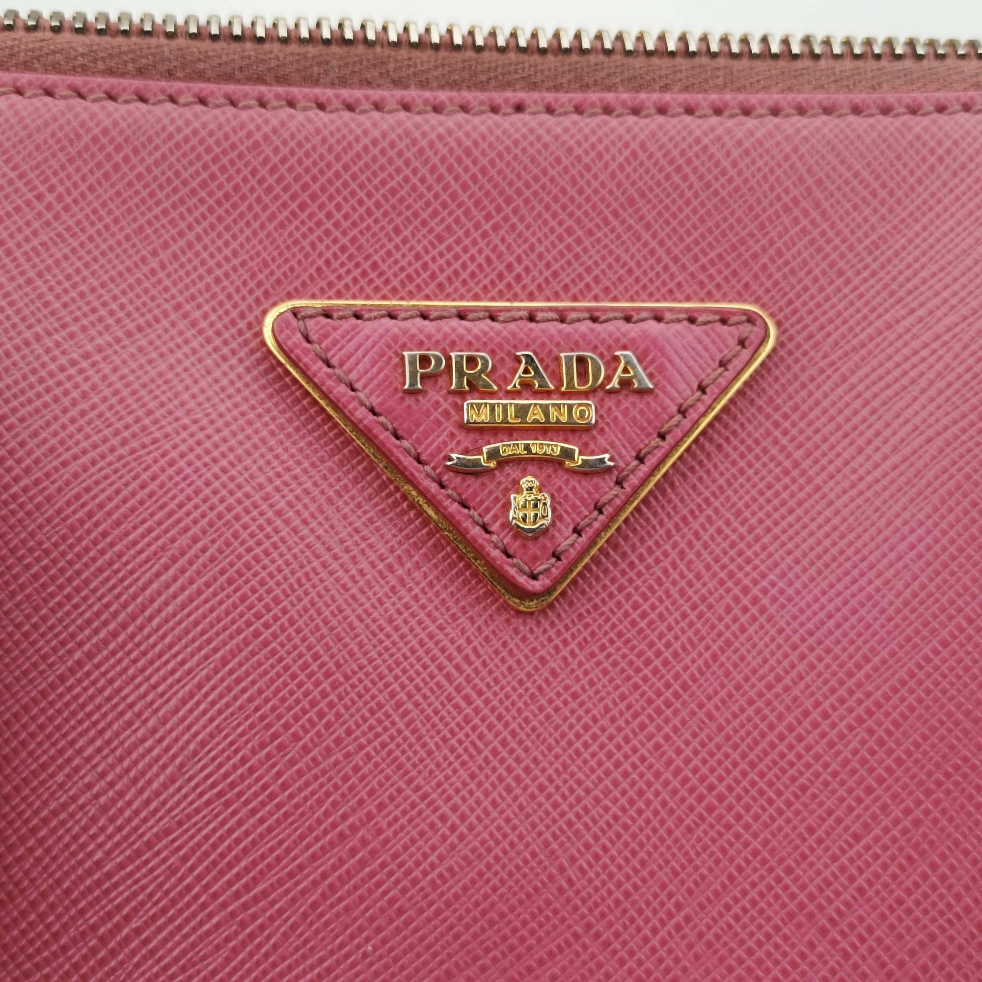 プラダ Prada ショルダーバッグ レディース ガレリア ピンク サフィアーノレザー BN1844 31/D