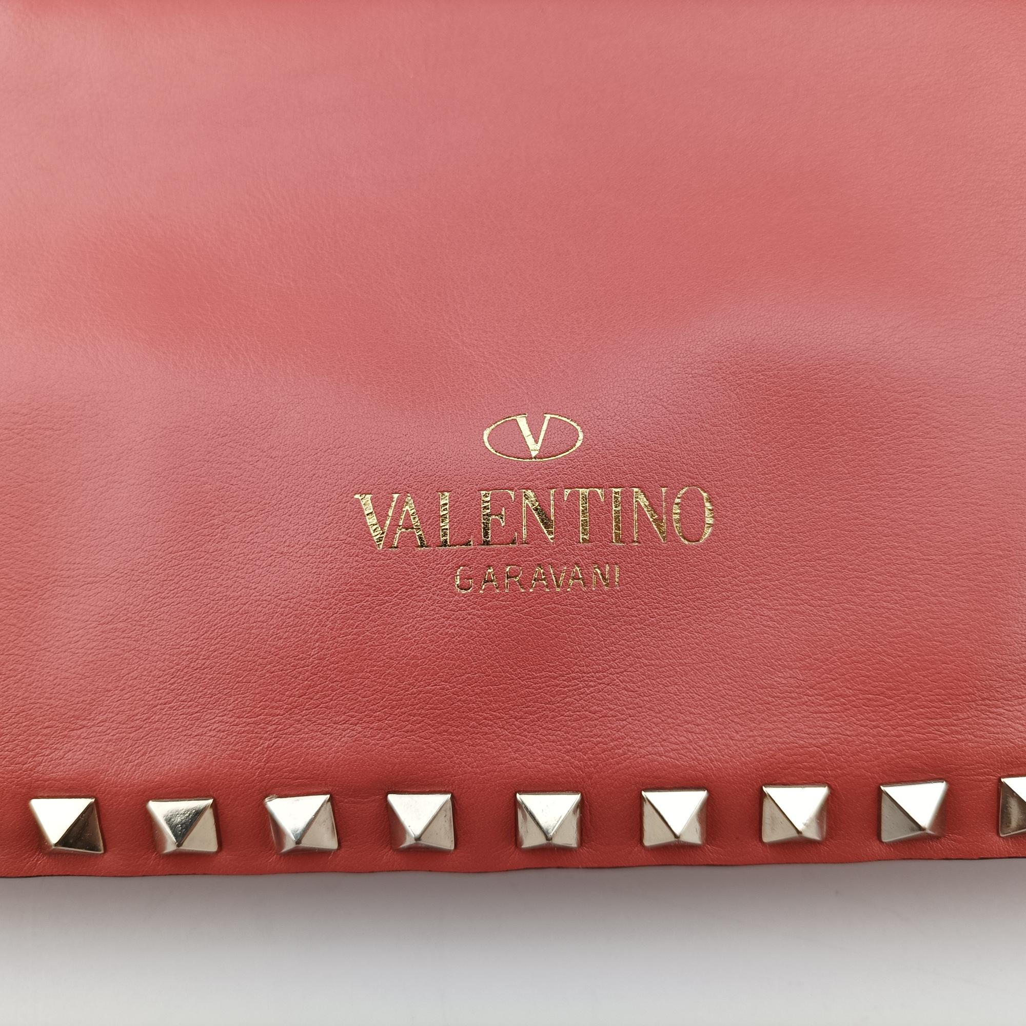 ヴァレンティノ Valentino ショルダーバッグ レディース ロックスタッズ レッド レザー BS-C970BOL3