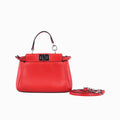 フェンディ Fendi ショルダーバッグ レディース マイクロピーカブー レッド レザー 8M0355-K47-159-0501