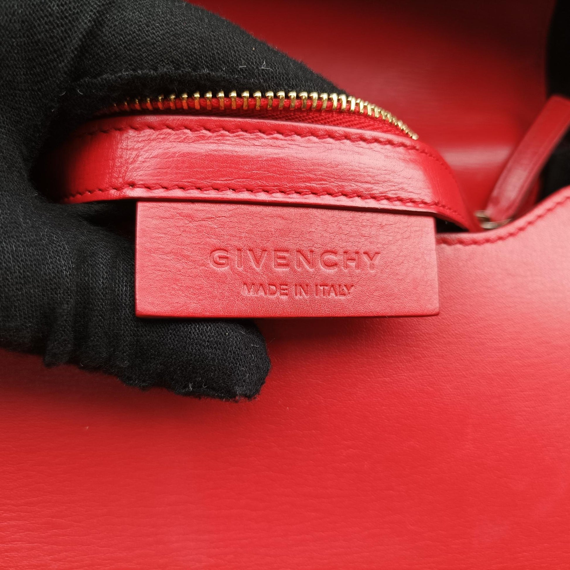 ジバンシー Givenchy ショルダーバッグ レディース パンドラ レッド レザー TE0143