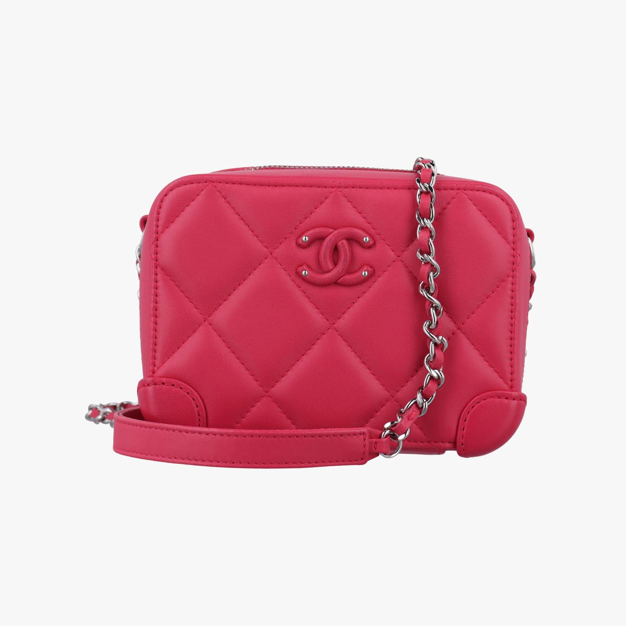 シャネル Chanel ショルダーバッグ レディース ミニ バニティ CC カメラ バッグ キルティング ミニ スリング バッグ ピンク ラムスキン AP1132 29353983