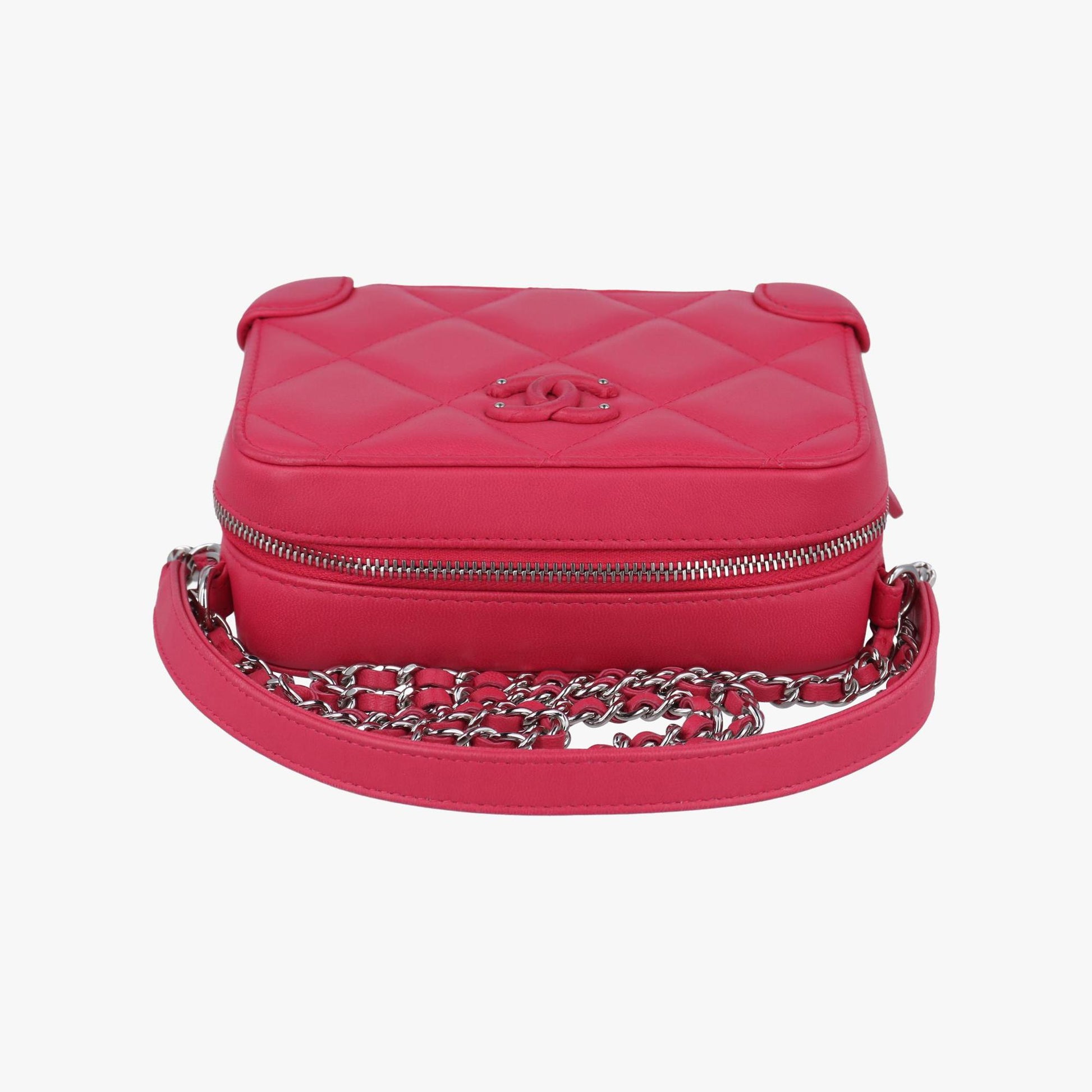 シャネル Chanel ショルダーバッグ レディース ミニ バニティ CC カメラ バッグ キルティング ミニ スリング バッグ ピンク ラムスキン AP1132 29353983