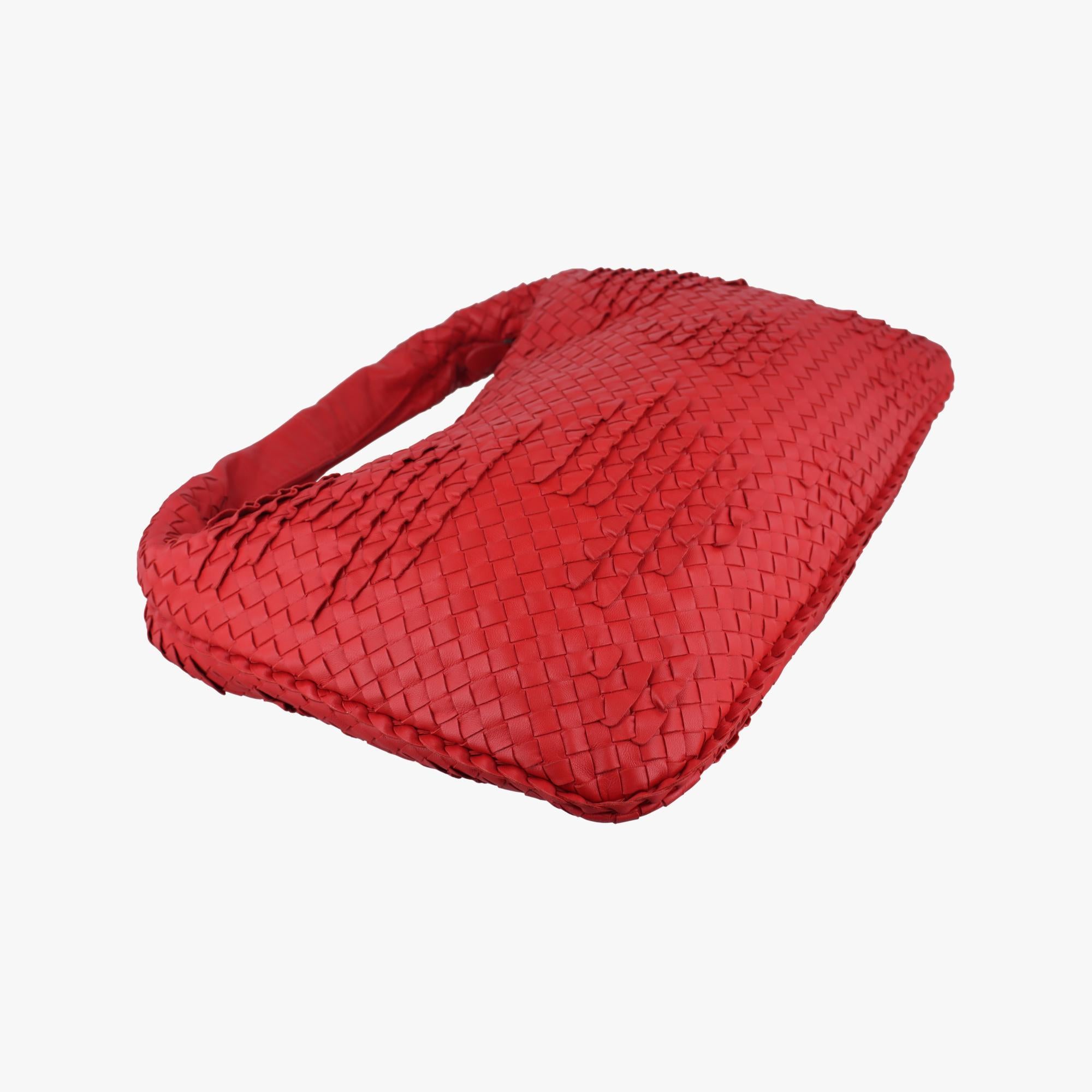 ボッテガヴェネタ Bottega Veneta ハンドバッグ レディース イントレチャート レッド レザー B02629879