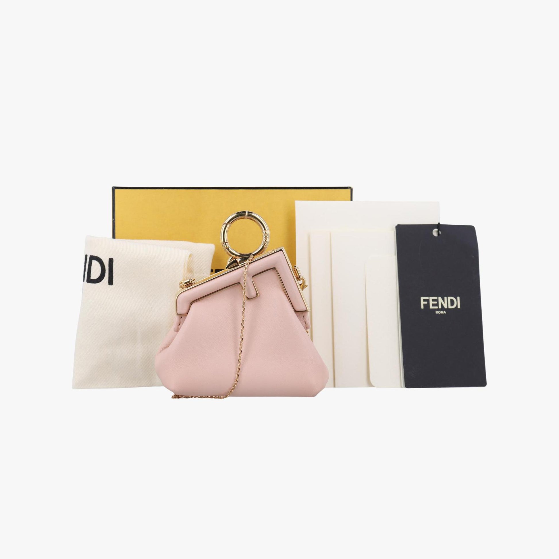 フェンディ Fendi ショルダーバッグ レディース ファースト ピンク レザー 7AS051-ABVE-229-1835