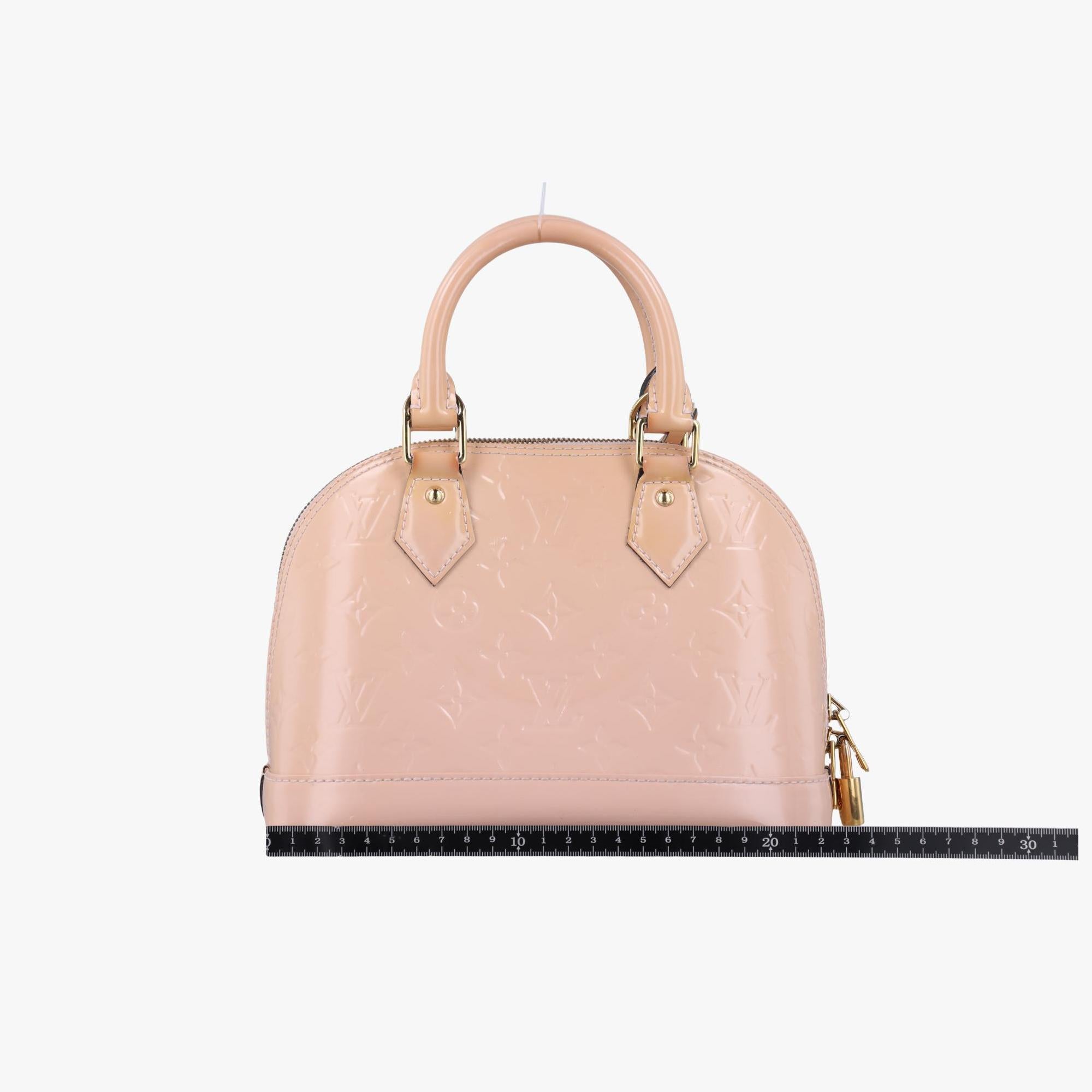 ルイヴィトン Louis Vuitton ショルダーバッグ レディース アルマBB ローズ バレリーヌ ヴェルニ M90989 SN2186