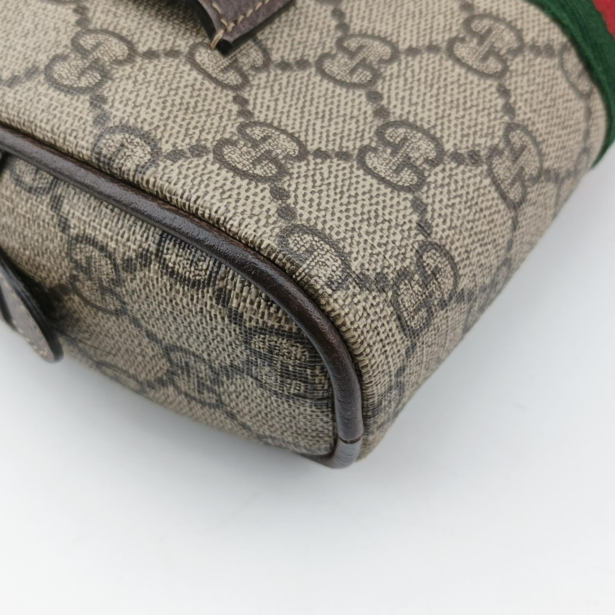 グッチ Gucci ボディバッグ/ウェストバッグ レディース オフィディア ブラウン×レッド×グリーン PVCコーティングキャンバス×レザー 517076 F031061559