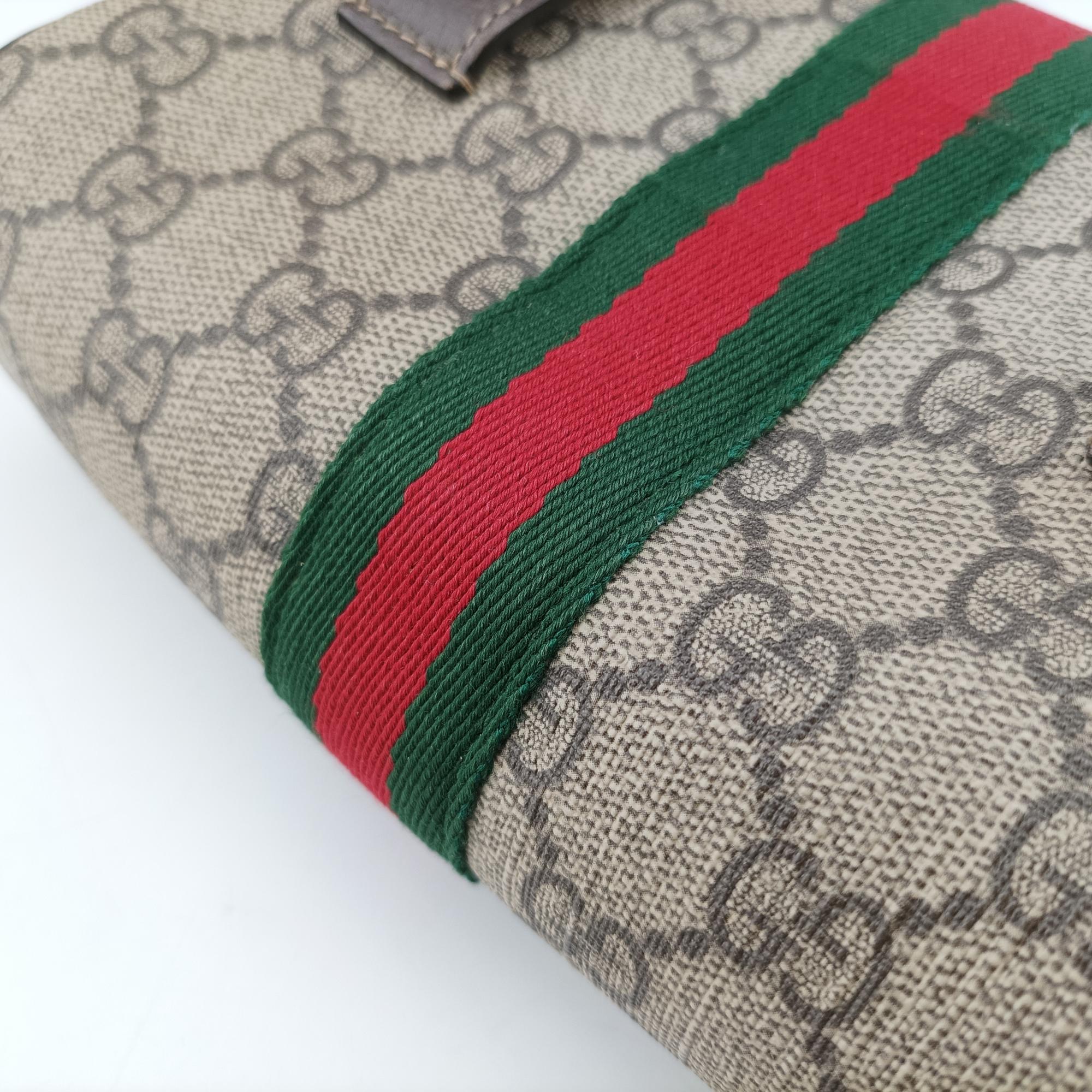 グッチ Gucci ボディバッグ/ウェストバッグ レディース オフィディア ブラウン×レッド×グリーン PVCコーティングキャンバス×レザー 517076 F031061559