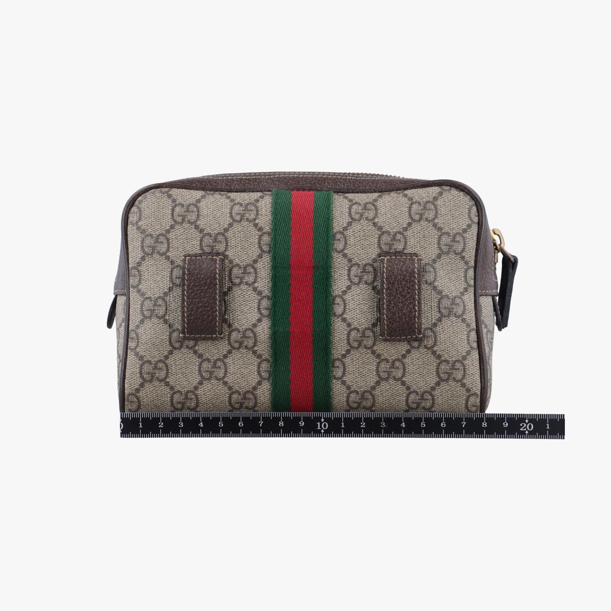 グッチ Gucci ボディバッグ/ウェストバッグ レディース オフィディア ブラウン×レッド×グリーン PVCコーティングキャンバス×レザー 517076 F031061559