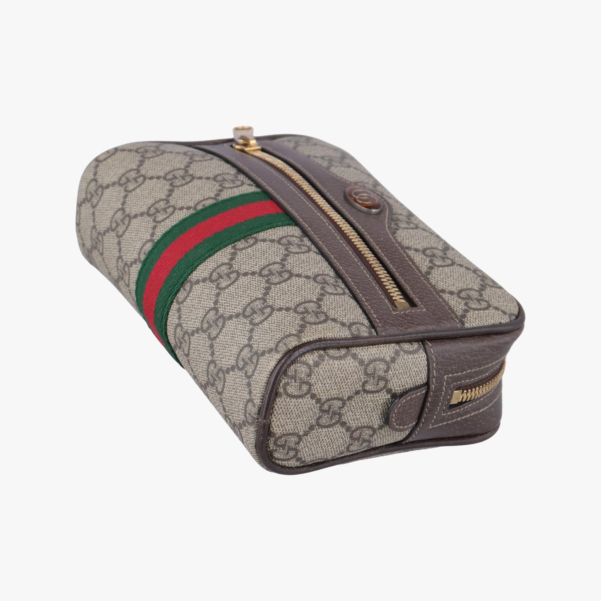 グッチ Gucci ボディバッグ/ウェストバッグ レディース オフィディア ブラウン×レッド×グリーン PVCコーティングキャンバス×レザー 517076 F031061559