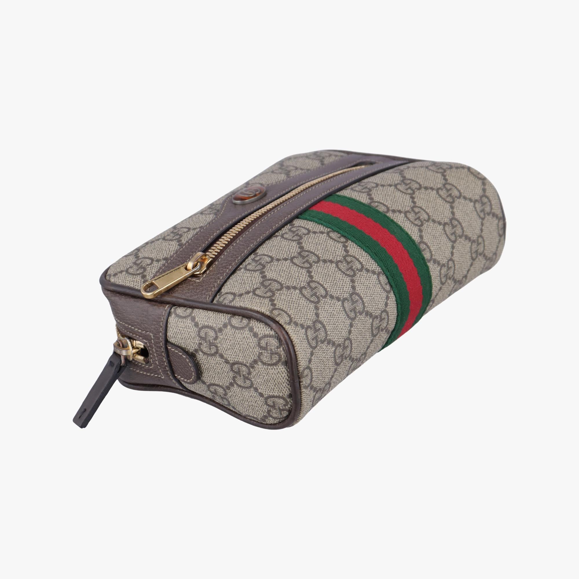 グッチ Gucci ボディバッグ/ウェストバッグ レディース オフィディア ブラウン×レッド×グリーン PVCコーティングキャンバス×レザー 517076 F031061559