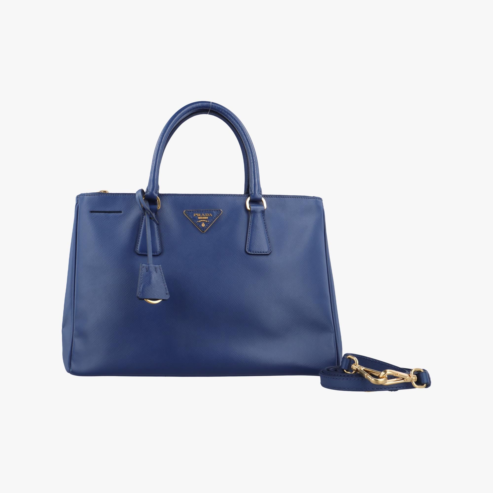 プラダ Prada ショルダーバッグ レディース ガレリア ブルー サフィアーノレザー BN2274 14