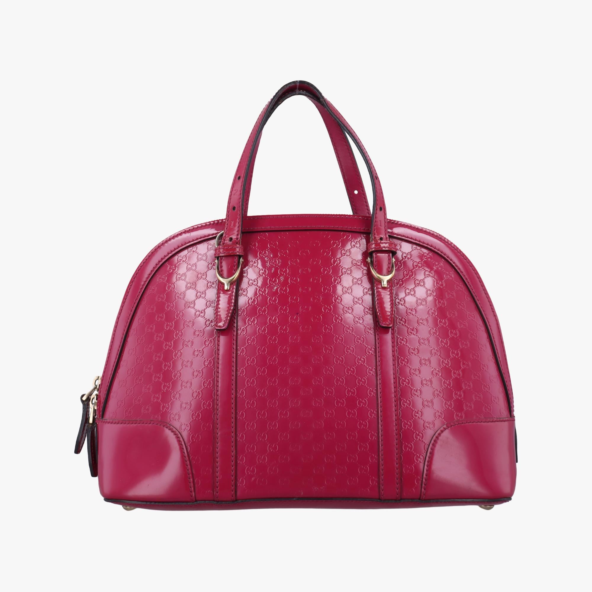 グッチ Gucci ショルダーバッグ レディース マイクログッチシマ ローズ レッド パテント 309617 I015295655