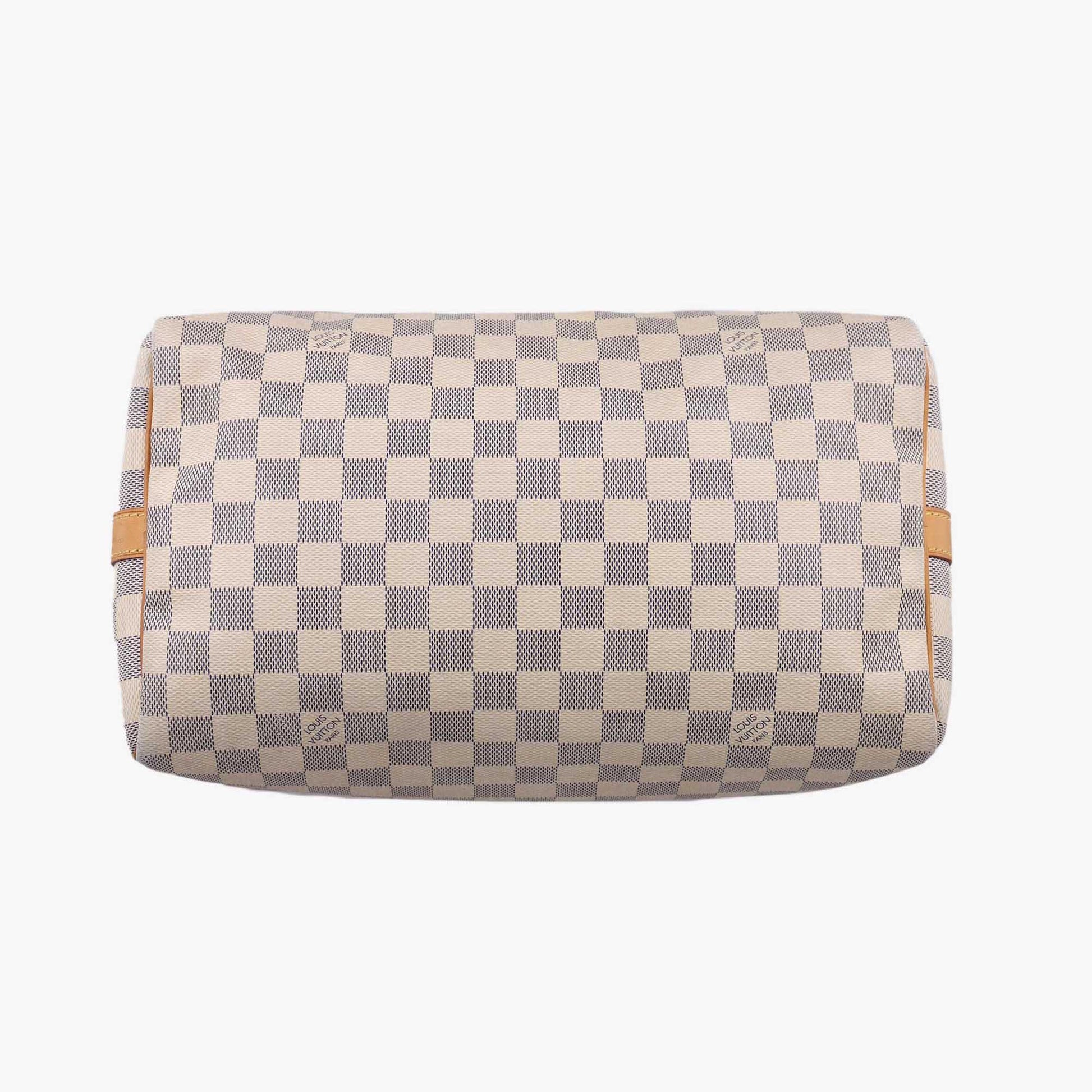 ルイヴィトン Louis Vuitton ボストンバッグ レディース スピーディ30 アズール ダミエ キャンバス N41533 SP3173