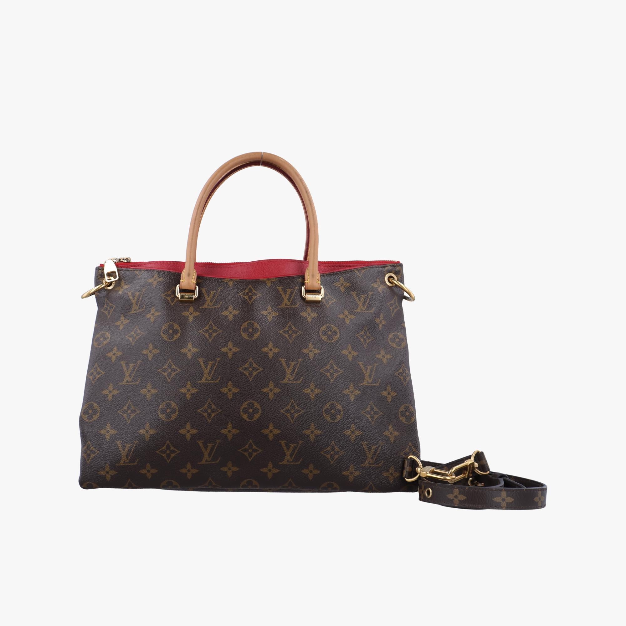 ルイヴィトン Louis Vuitton ショルダーバッグ レディース パラス モノグラム/ブラウン系×スリーズ モノグラムキャンバス×カーフレザー M41175 CA1135