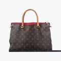 ルイヴィトン Louis Vuitton ショルダーバッグ レディース パラス モノグラム/ブラウン系×スリーズ モノグラムキャンバス×カーフレザー M41175 CA1135