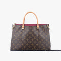 ルイヴィトン Louis Vuitton ショルダーバッグ レディース パラス モノグラム/ブラウン系×オロール モノグラムキャンバス×カーフレザー M40906 CA4174