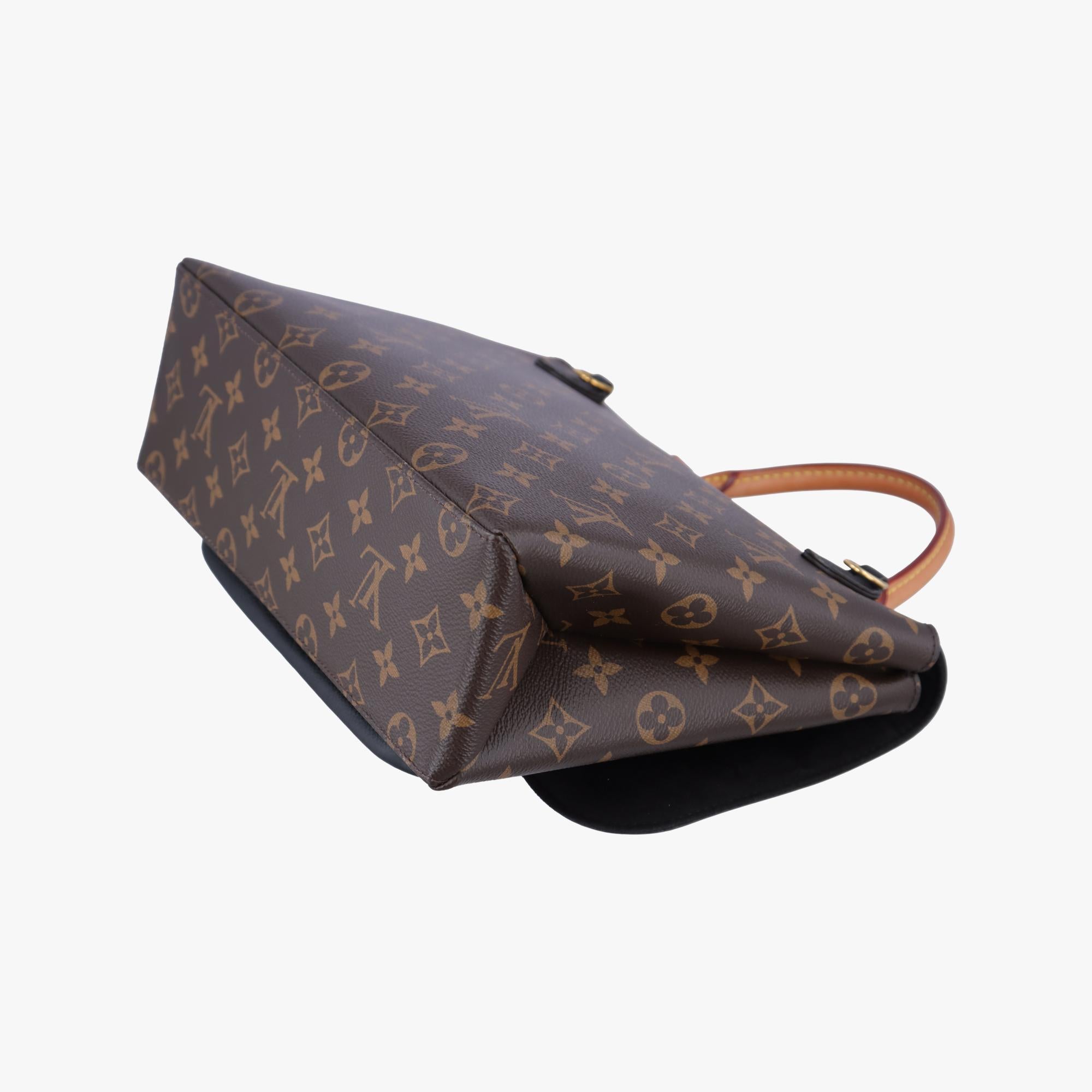 ルイヴィトン Louis Vuitton ショルダーバッグ レディース マリニャン モノグラム/ブラウン系×ノワール モノグラムキャンバス×カーフレザー M44259 AR2168