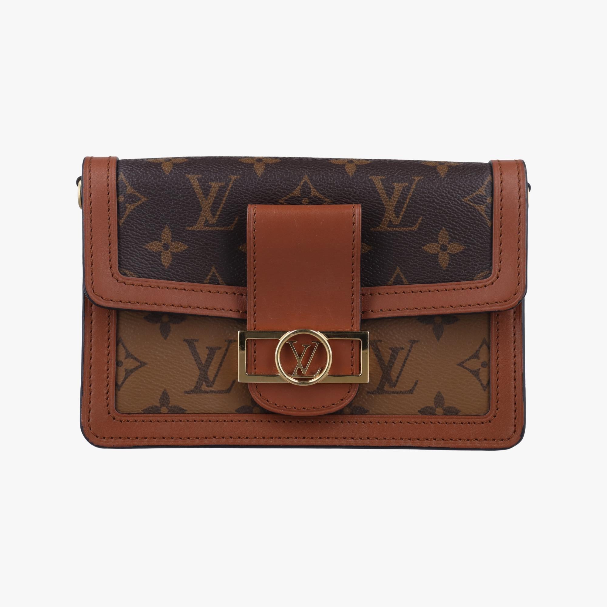 ルイヴィトン Louis Vuitton ボディバッグ/ウェストバッグ レディース ドーフィーヌ モノグラム/ブラウン系 モノグラムリバースキャンバス M44586 GI2129