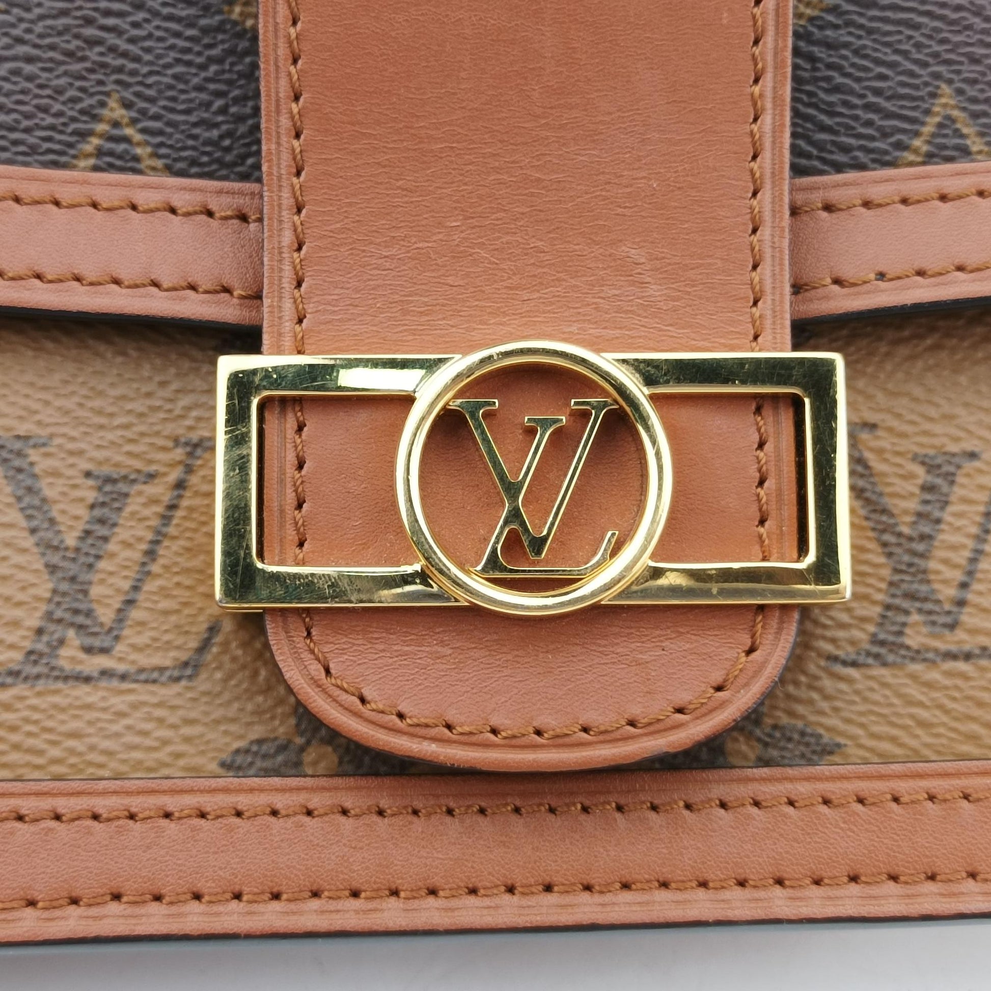 ルイヴィトン Louis Vuitton ボディバッグ/ウェストバッグ レディース ドーフィーヌ モノグラム/ブラウン系 モノグラムリバースキャンバス M44586 GI2129