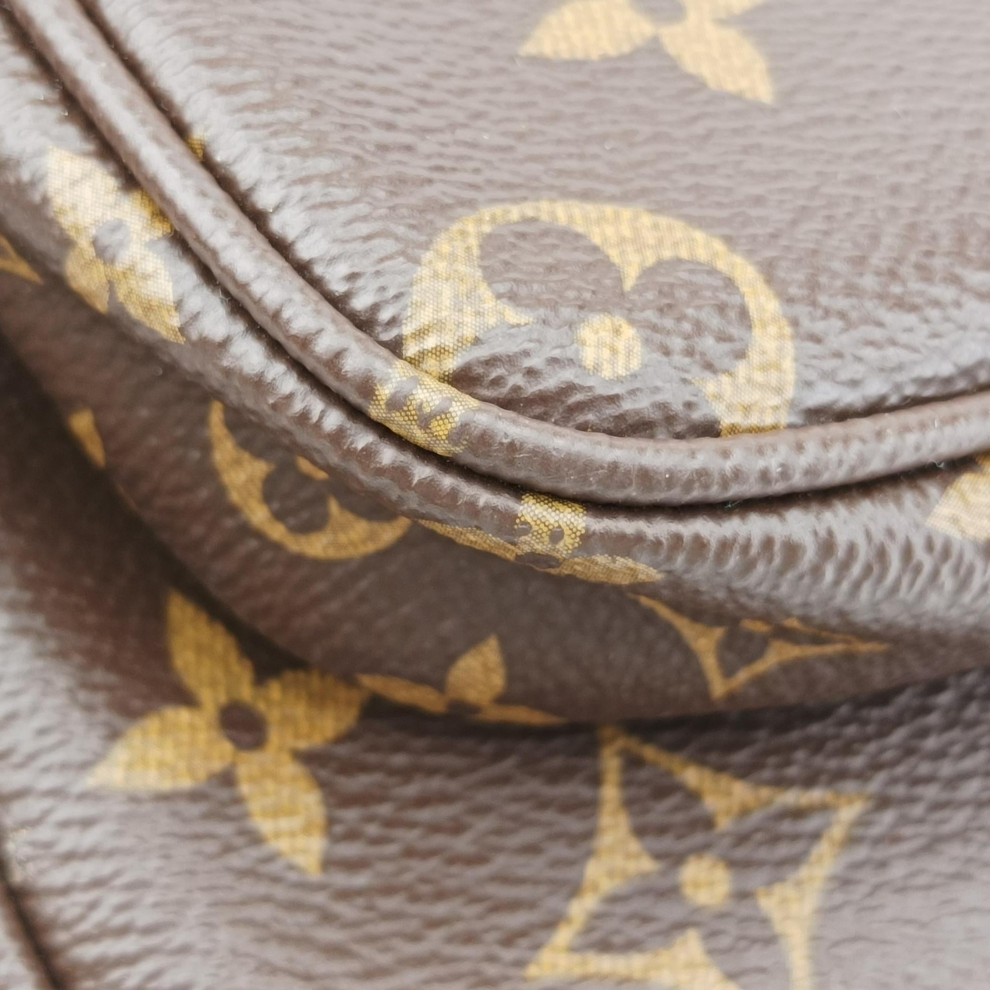 ルイヴィトン Louis Vuitton ショルダーバッグ レディース ミュルティ ポシェット アクセソワール マロン×ローズ クレール モノグラムキャンバス M44840 SR0251