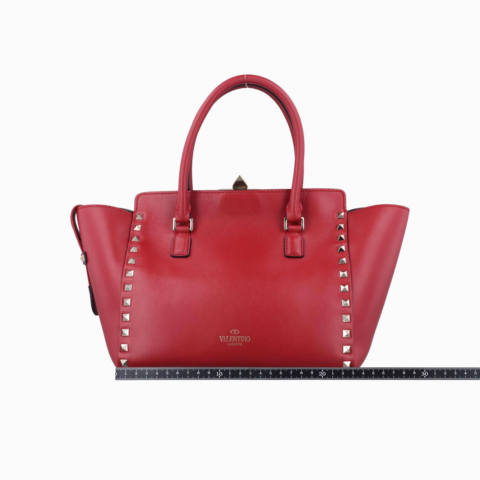 ヴァレンティノ Valentino ショルダーバッグ レディース ロックスタッズ レッド レザー BG-K540BOL2