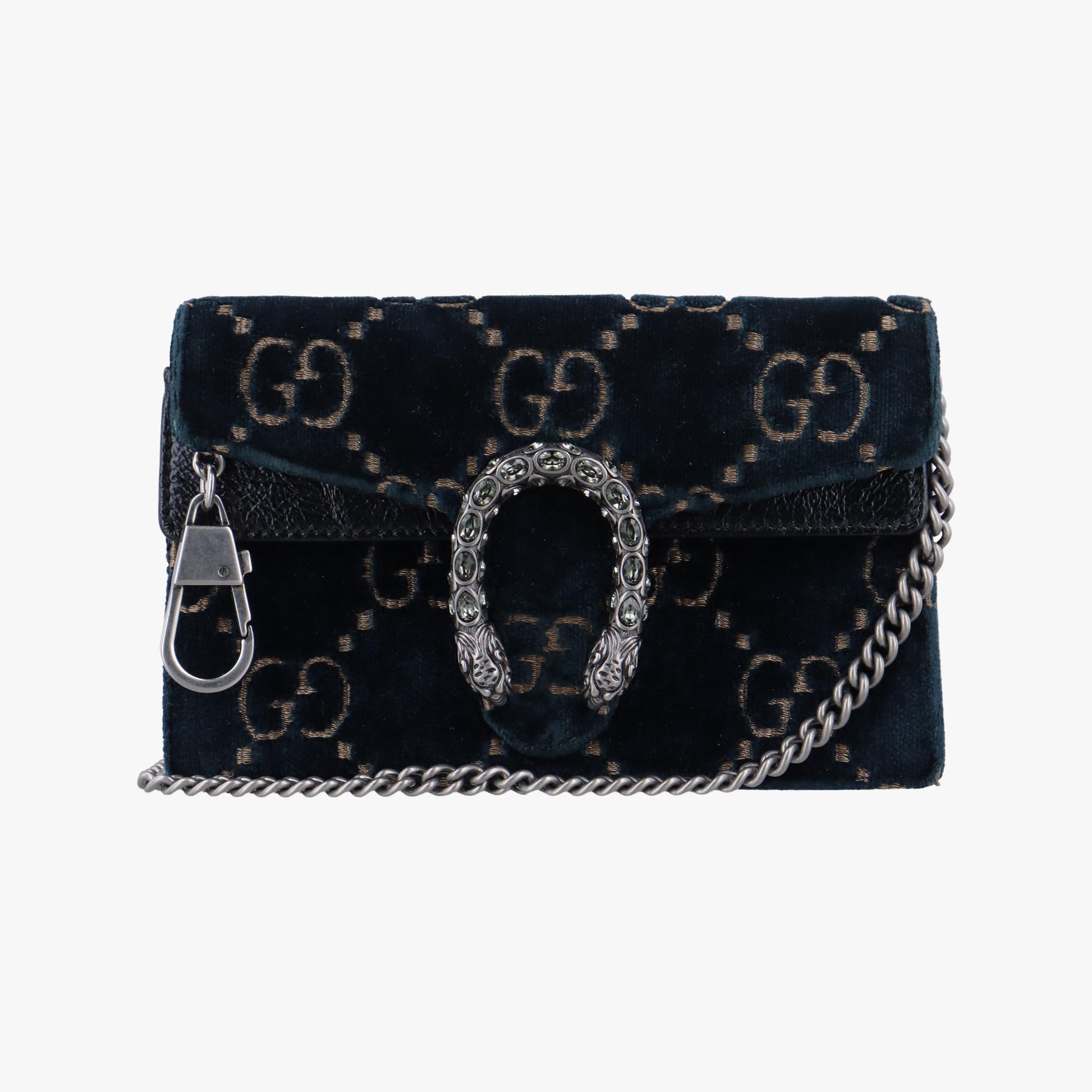 グッチ Gucci ショルダーバッグ レディース ディオニュソス ネイビー ベロア×レザー 476432