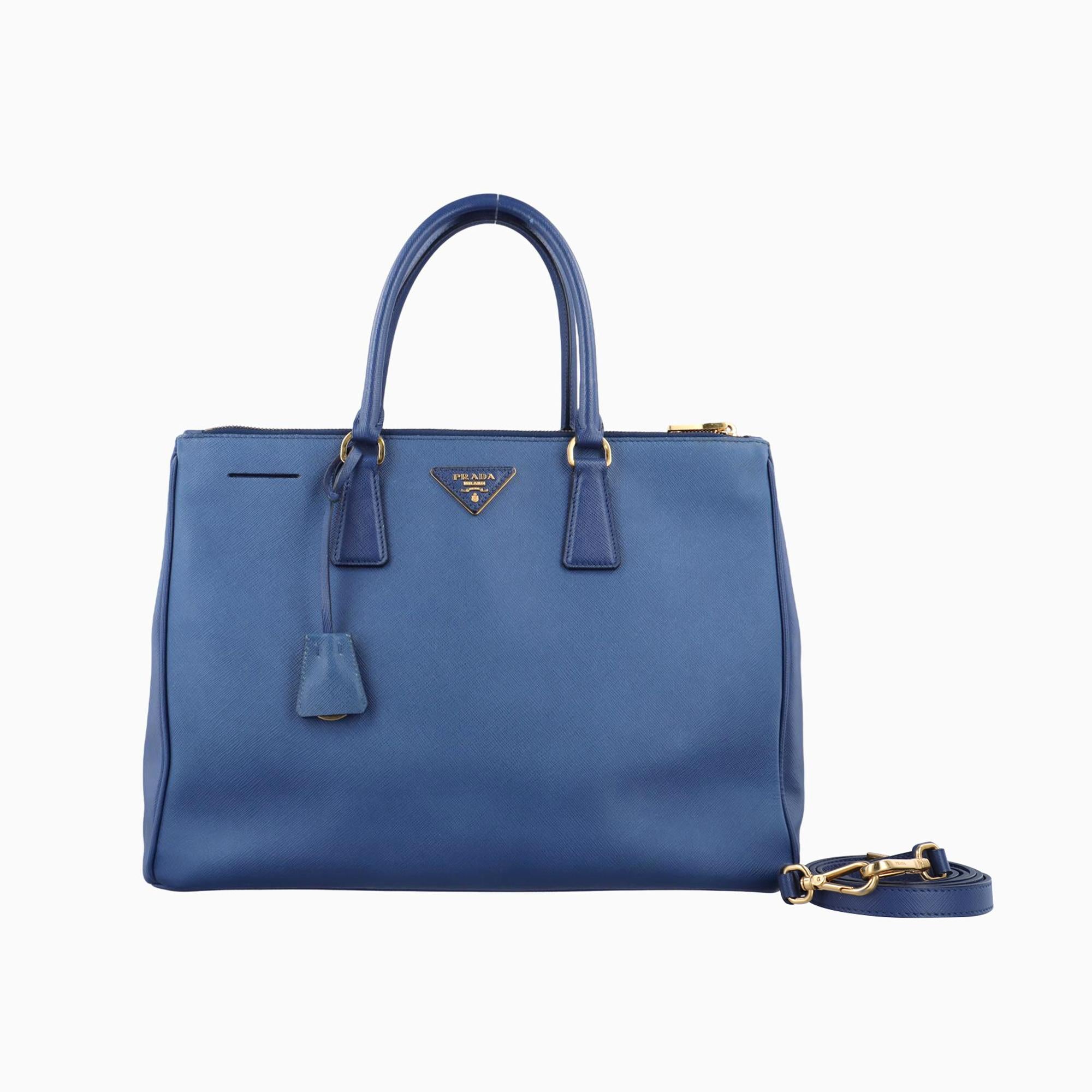 プラダ Prada ショルダーバッグ レディース ガレリア ブルー サフィアーノレザー BN2274 7/G