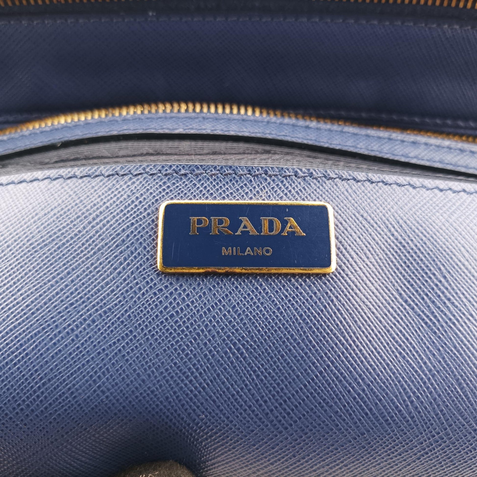 プラダ Prada ショルダーバッグ レディース ガレリア ブルー サフィアーノレザー BN2274 7/G